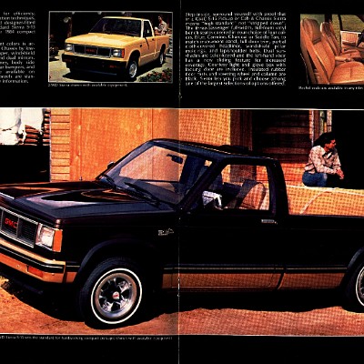 1984 GMC S-15 Pickups Brochure 16-17