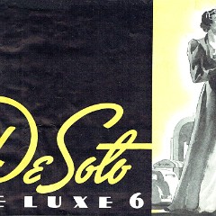 1937 DeSoto Deluxe 6 Foldout