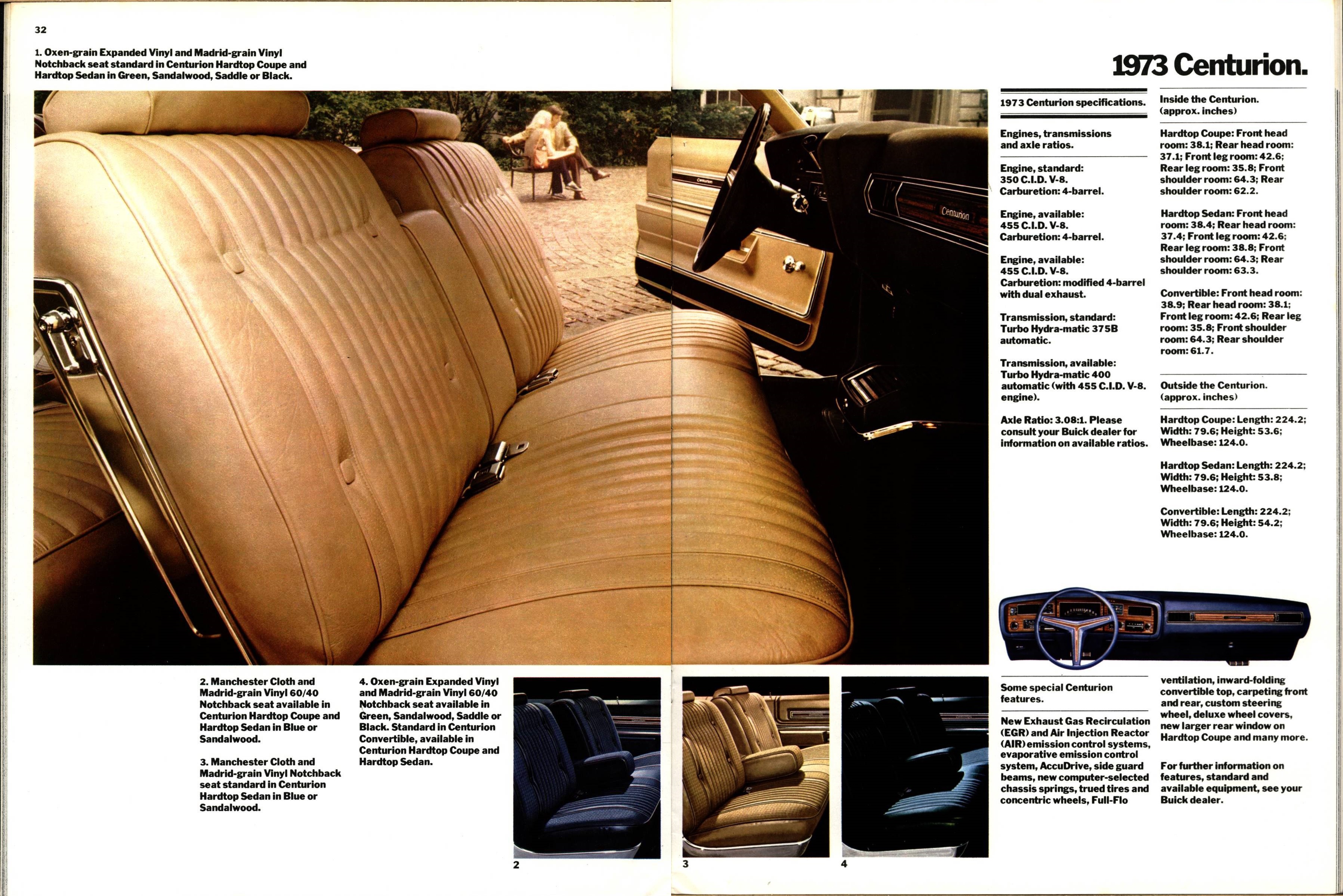 1973 Buick Full Line Prestige Brochure 32-33