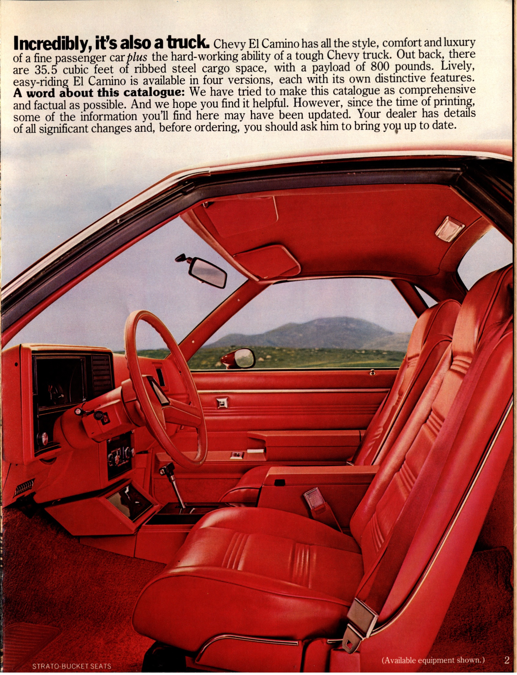 1979 Chevrolet El Camino Foldout (Cdn) 02