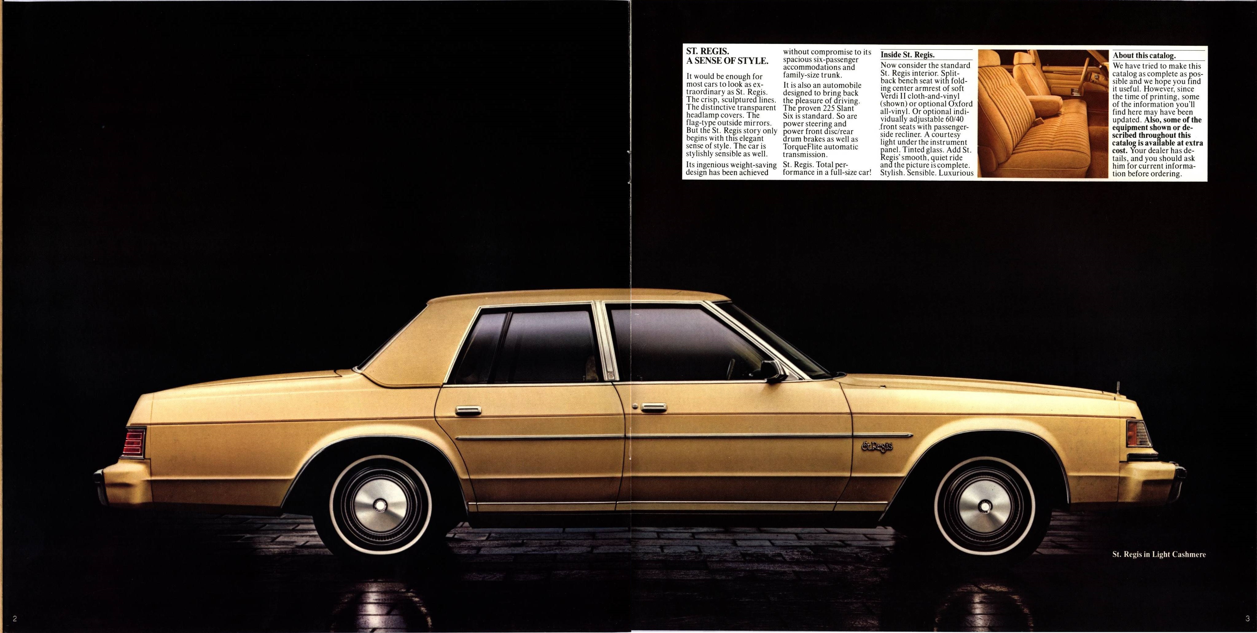 1980 Dodge St. Regis Brochure 02-03