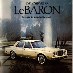 1981 Chrysler LeBaron Brochure (Cdn) 01