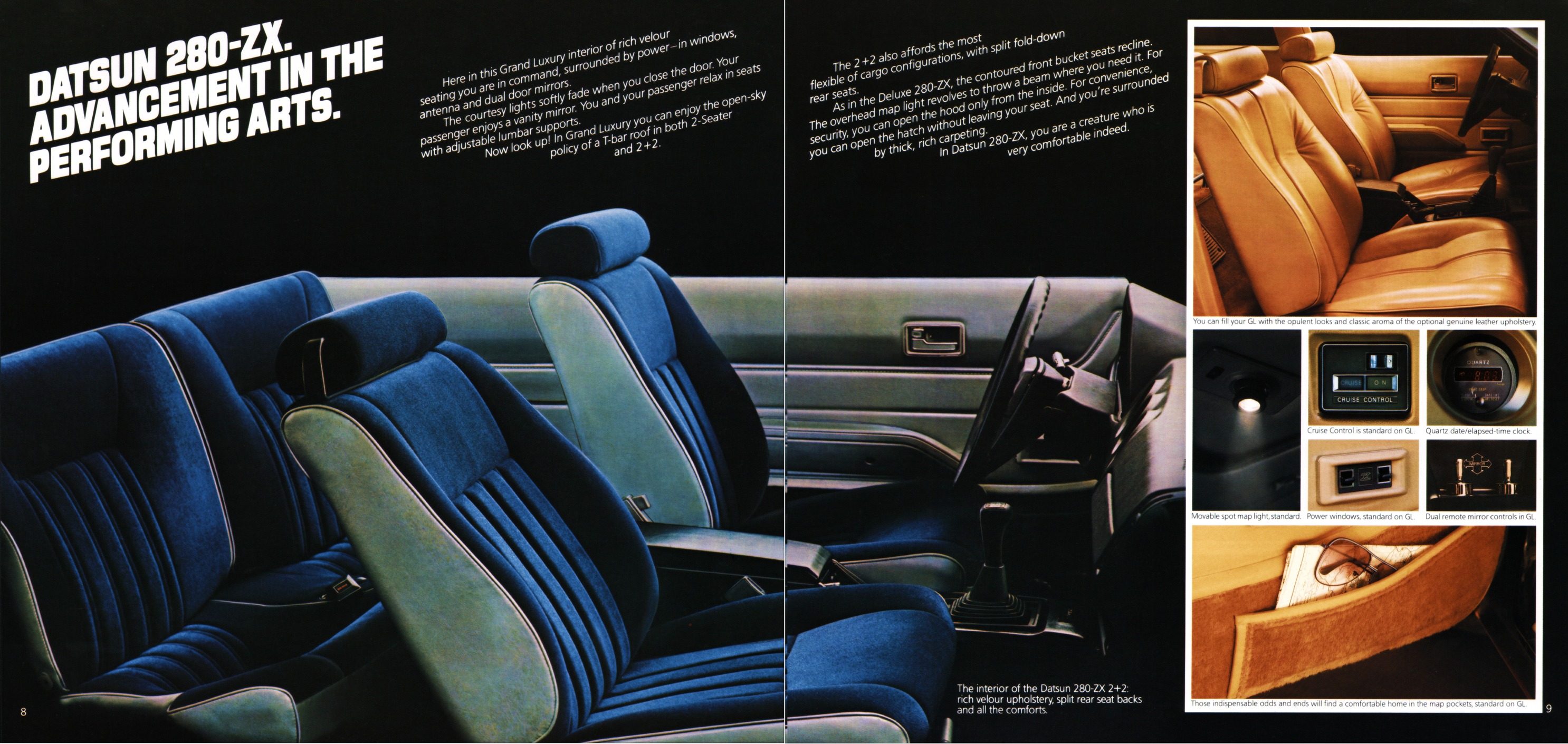 1981 Datsun 280-ZX Brochure 08-09