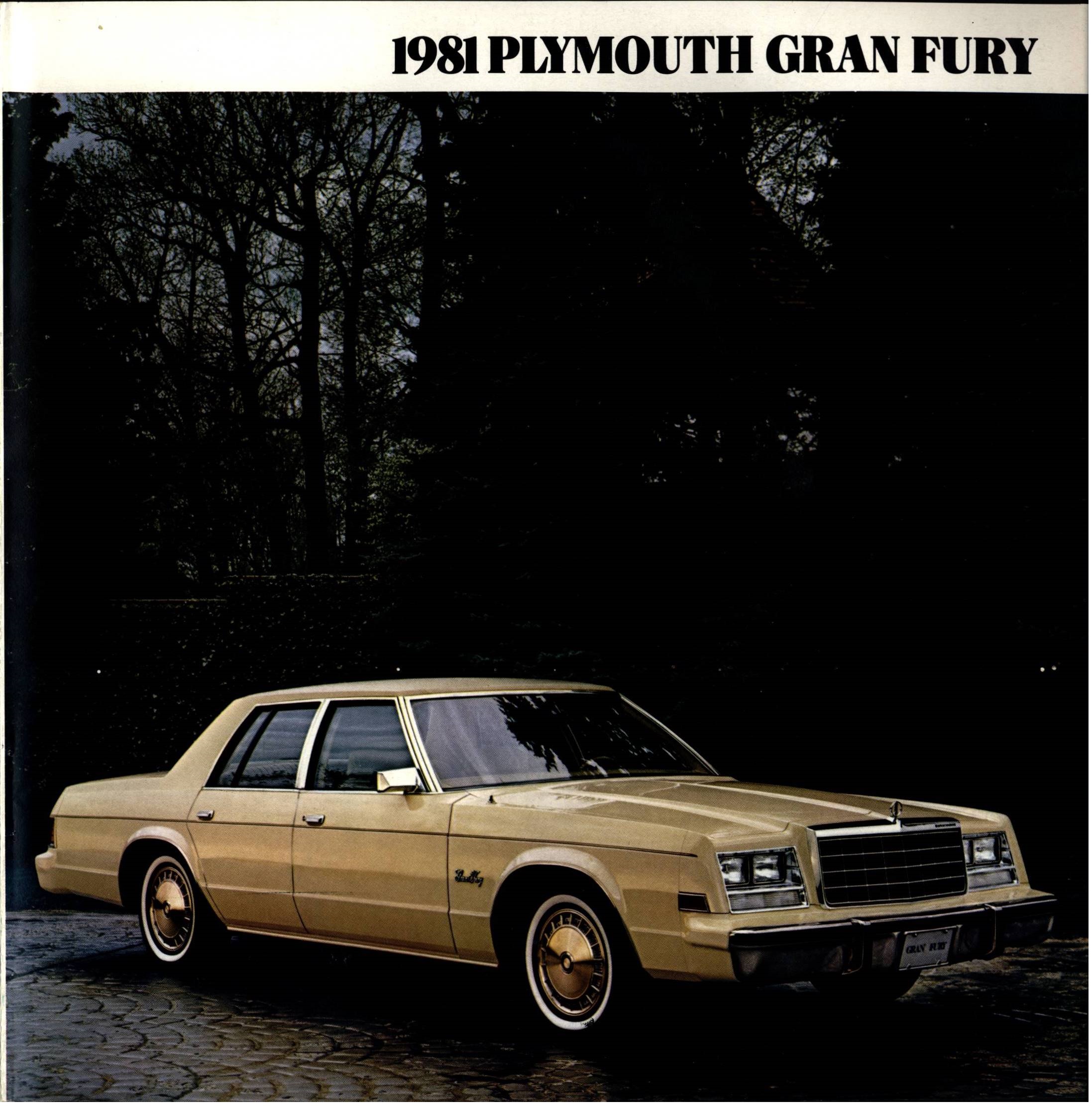 1981 Plymouth Gran Fury Brochure 01