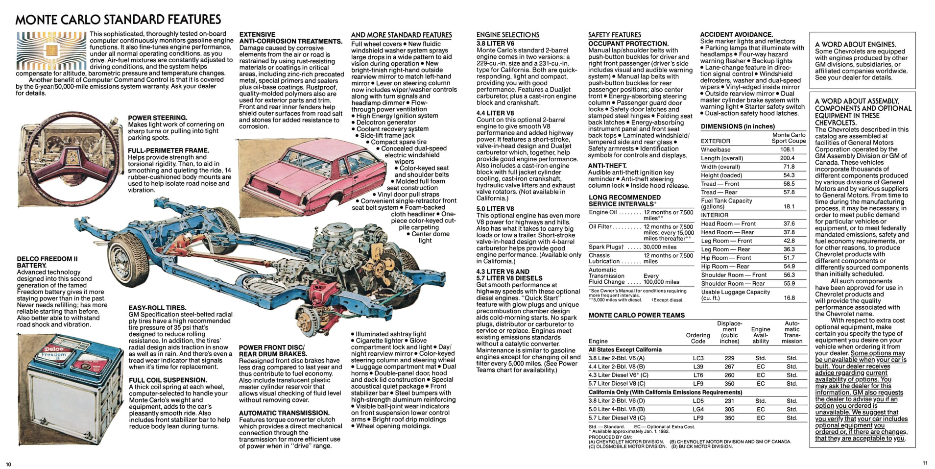 1982 Chevrolet Monte Carlo Brochure 10-11