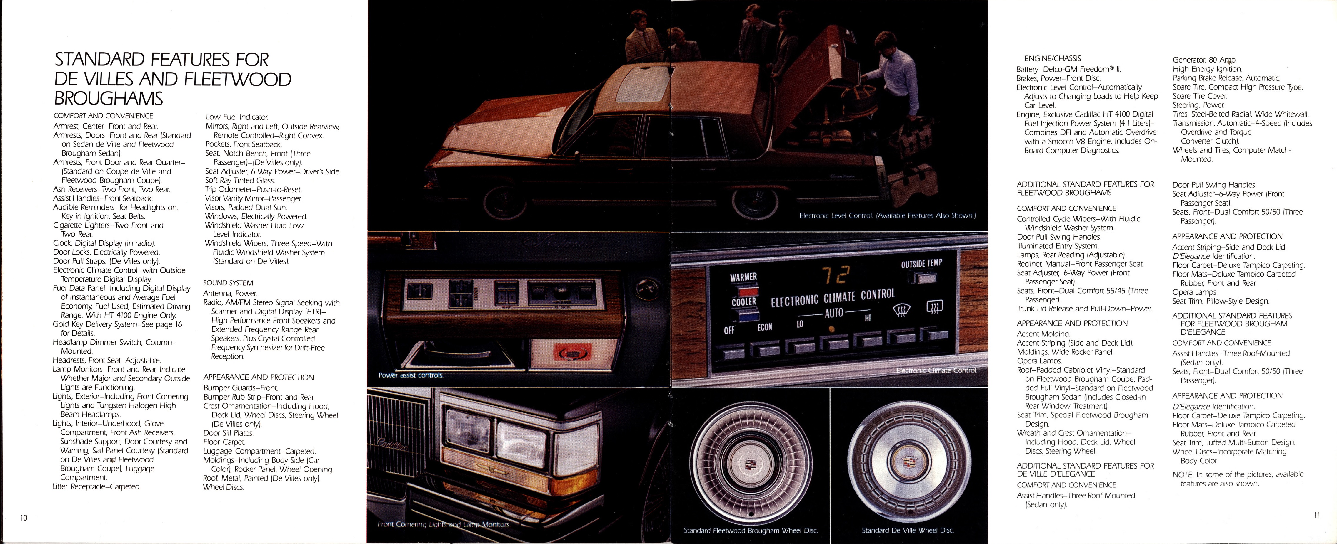 1984 Cadillac RWD Brochure 10-11