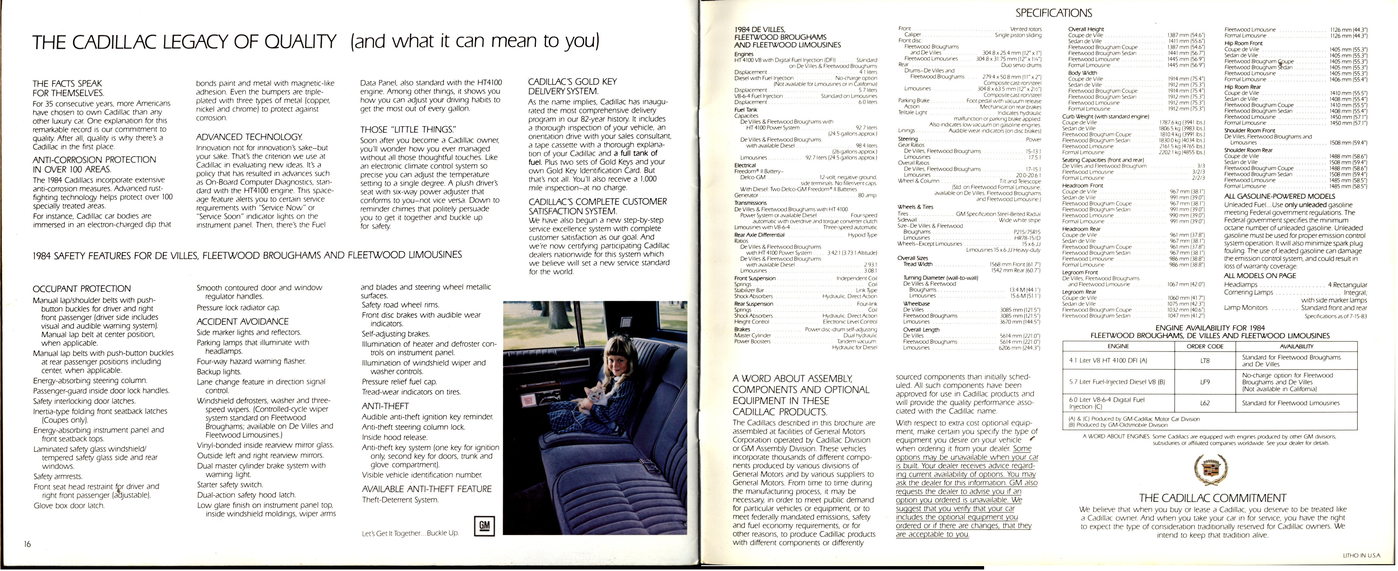 1984 Cadillac RWD Brochure 16-17