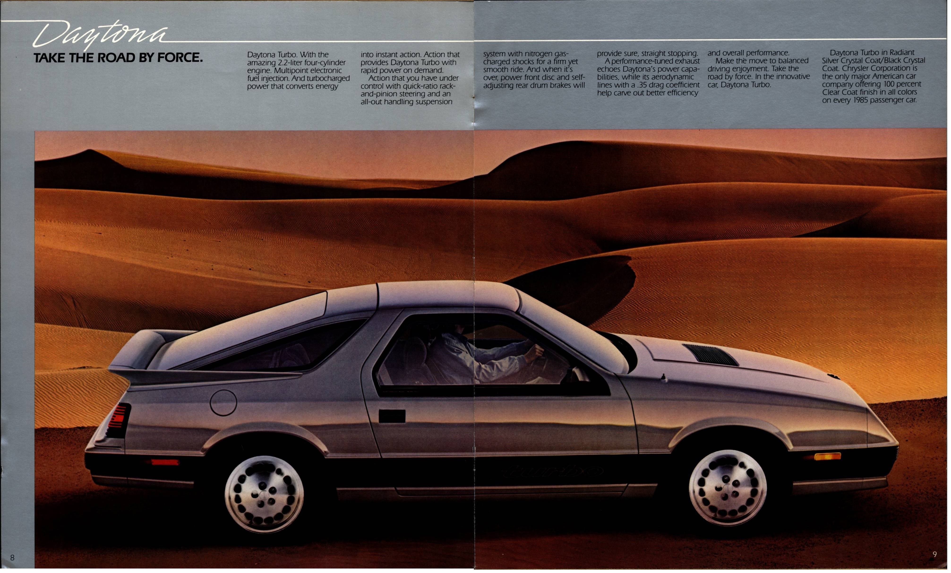 1985 Dodge Daytona Brochure 08-09