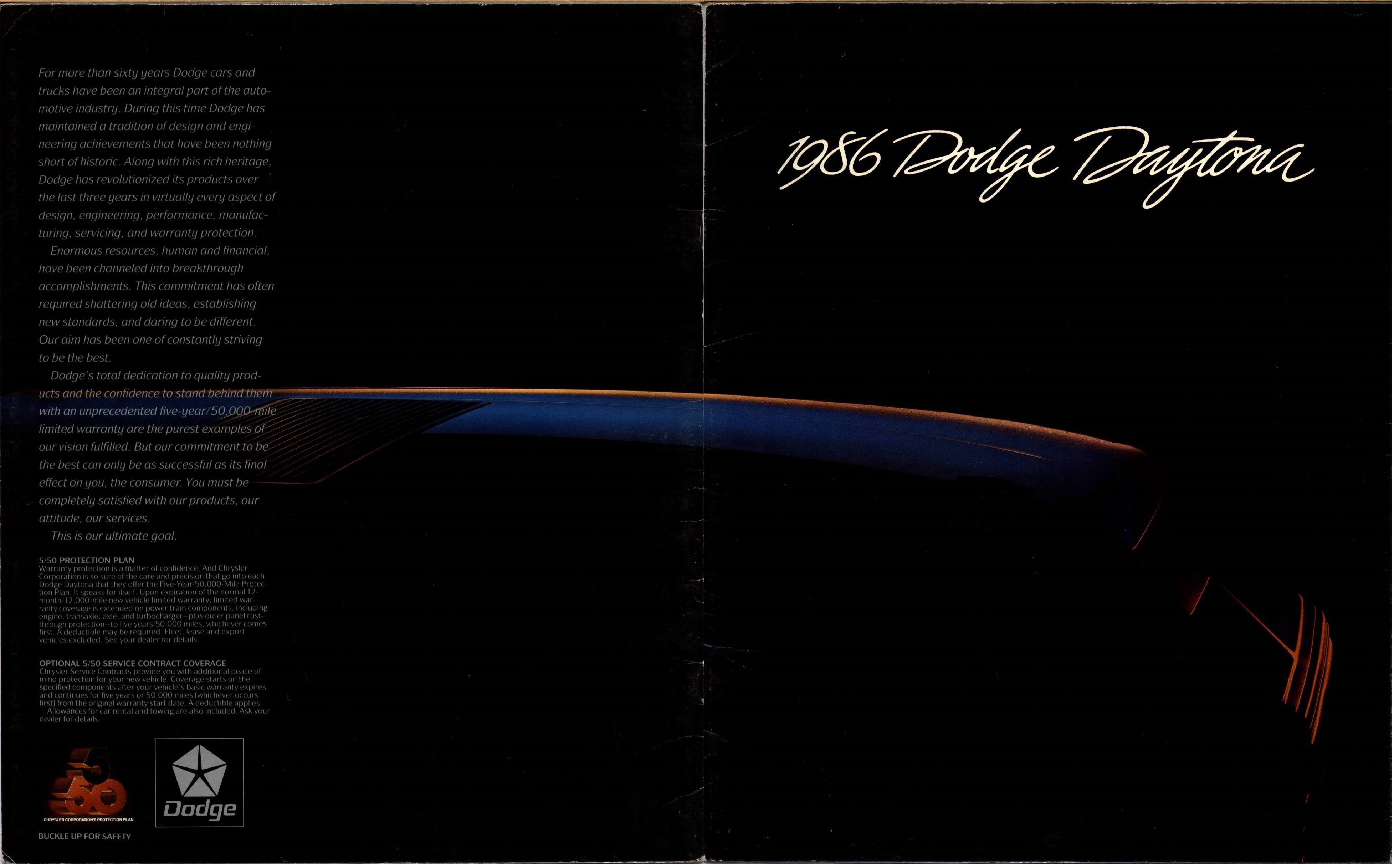 1986 Dodge Daytona Brochure 18-01