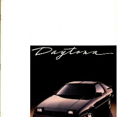 1987 Dodge Daytona Brochure 01