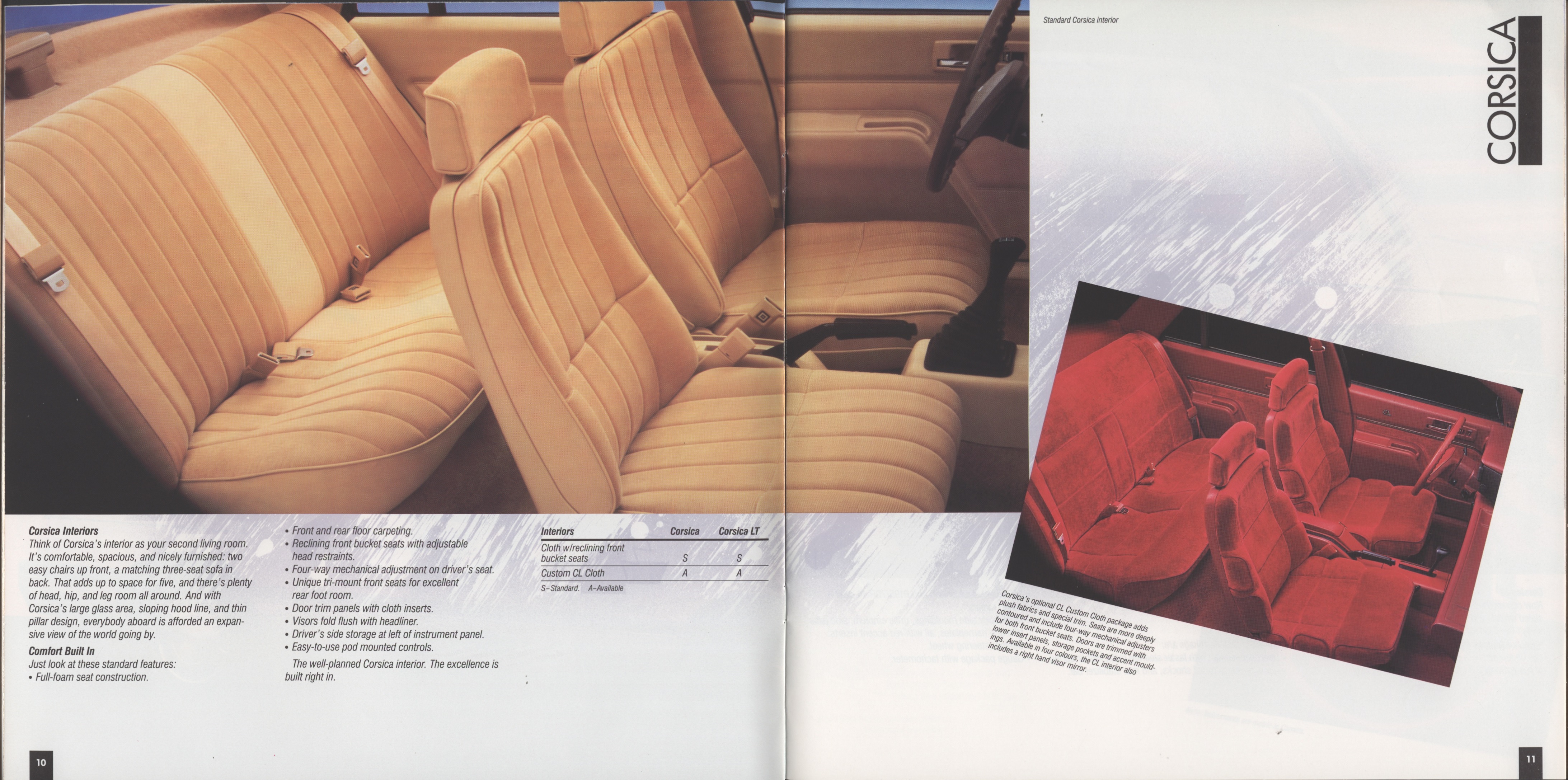 1988 Chevrolet Family Cars Brochure (Cdn) 10-11