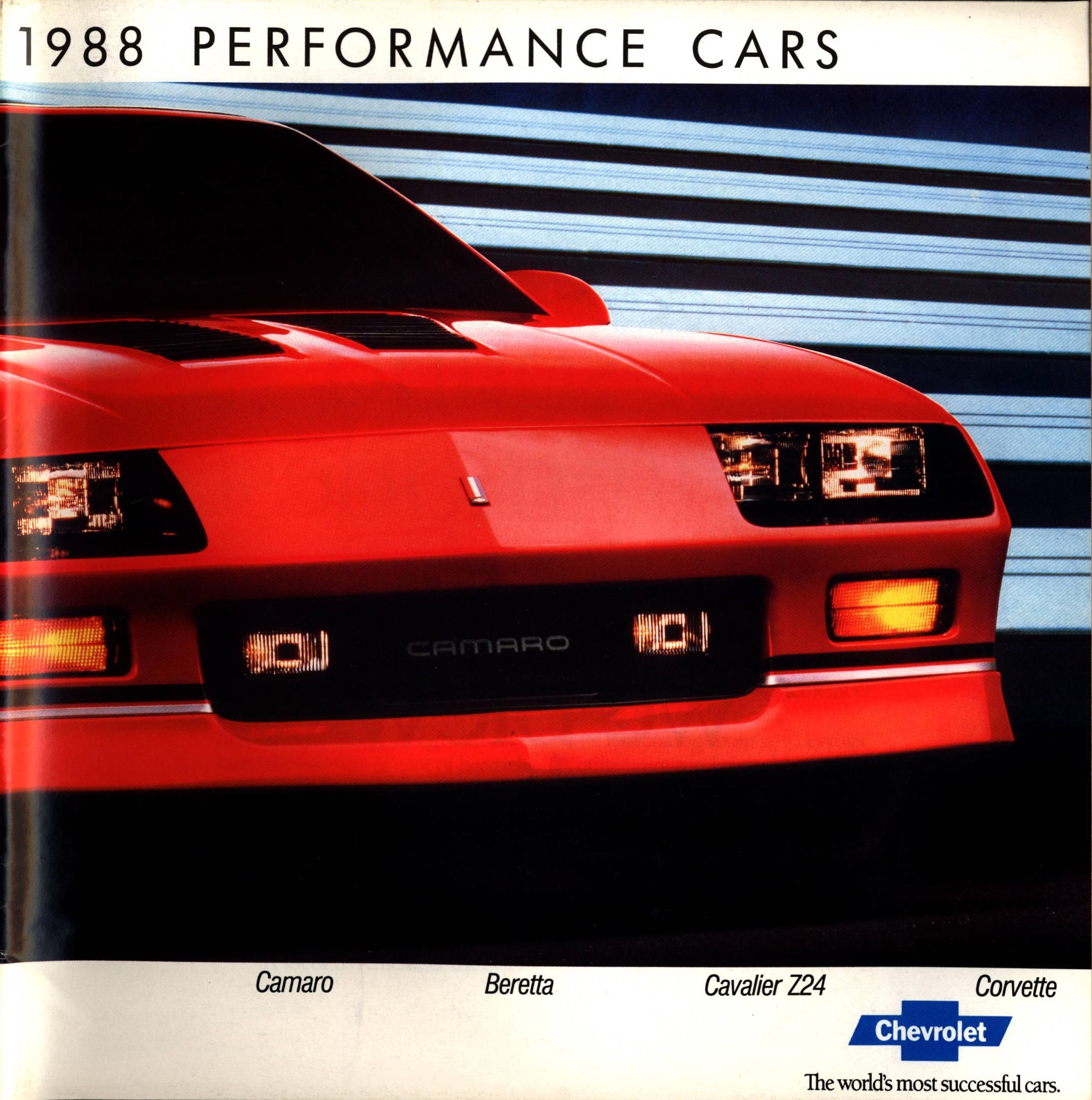 1988 Chevrolet Performance Cars Brochure (Cdn) 01