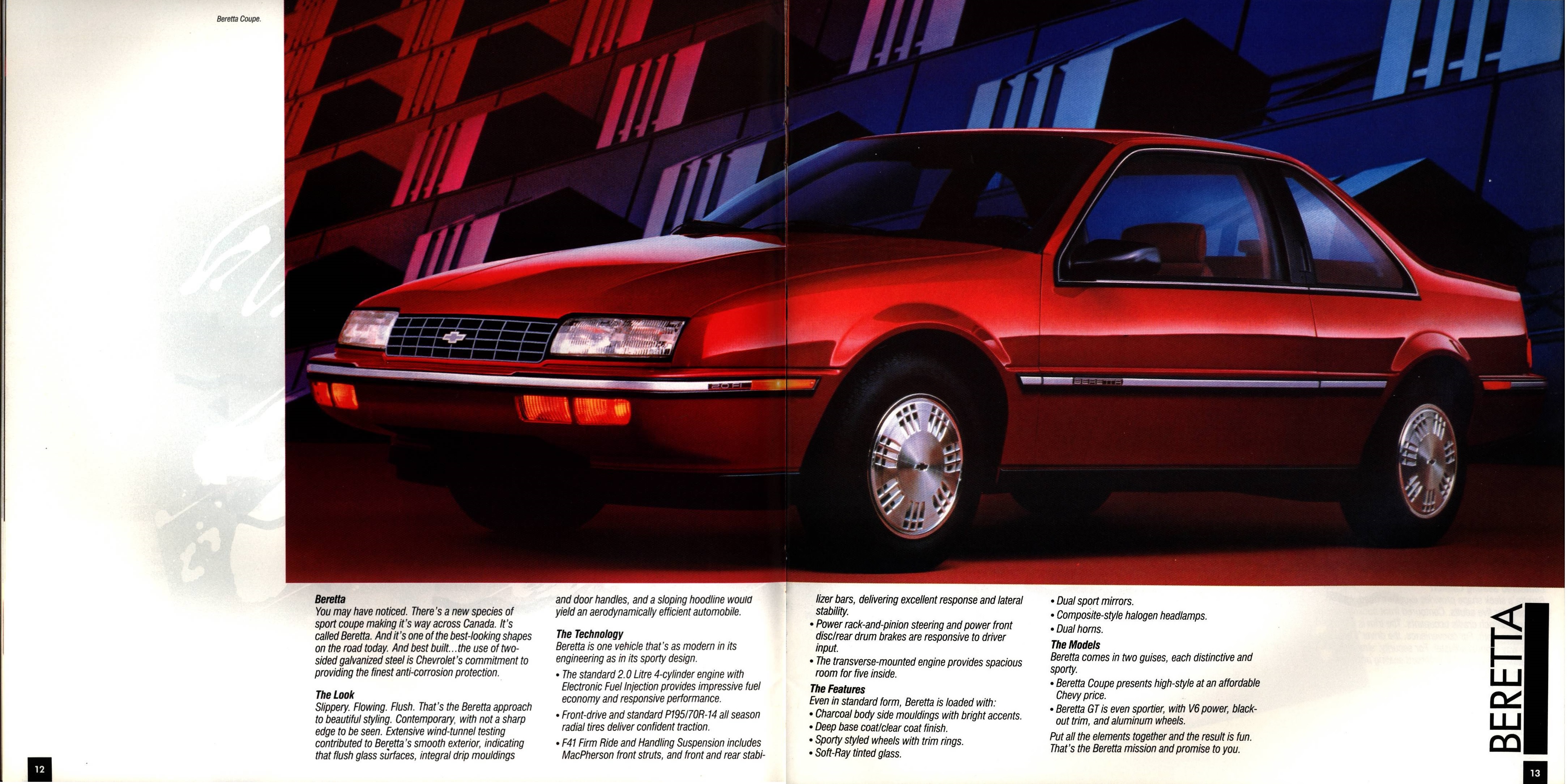 1988 Chevrolet Performance Cars Brochure (Cdn) 12-13