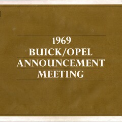 1969 Buick-Opel Annoucement Meeting 1969 Buick-Opel Annoucement Meeting