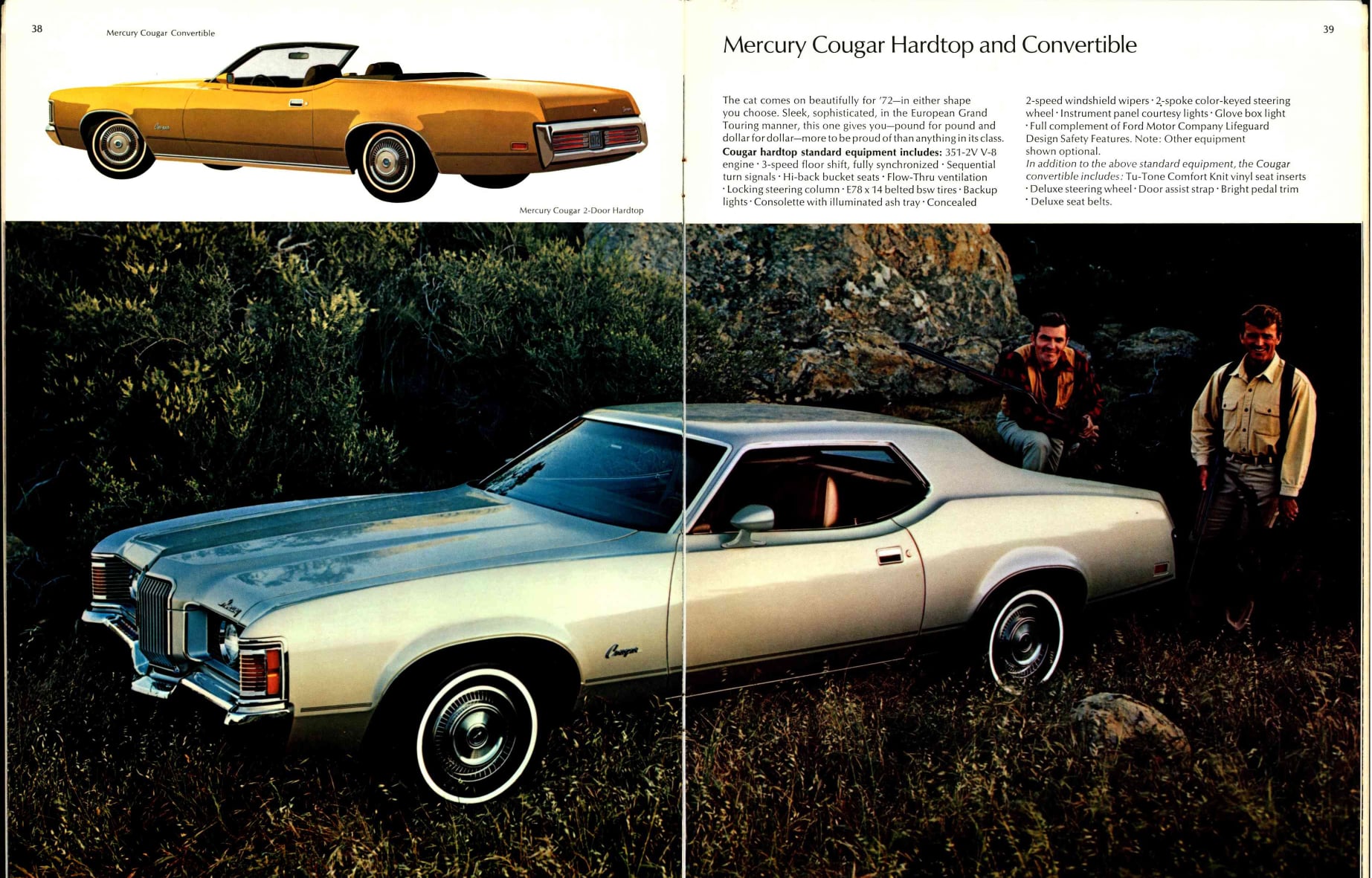 1972 Mercury Full Line Prestige Brochure 38-39