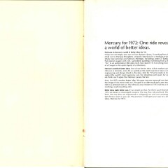 1972 Mercury Full Line Prestige Brochure 00a-01