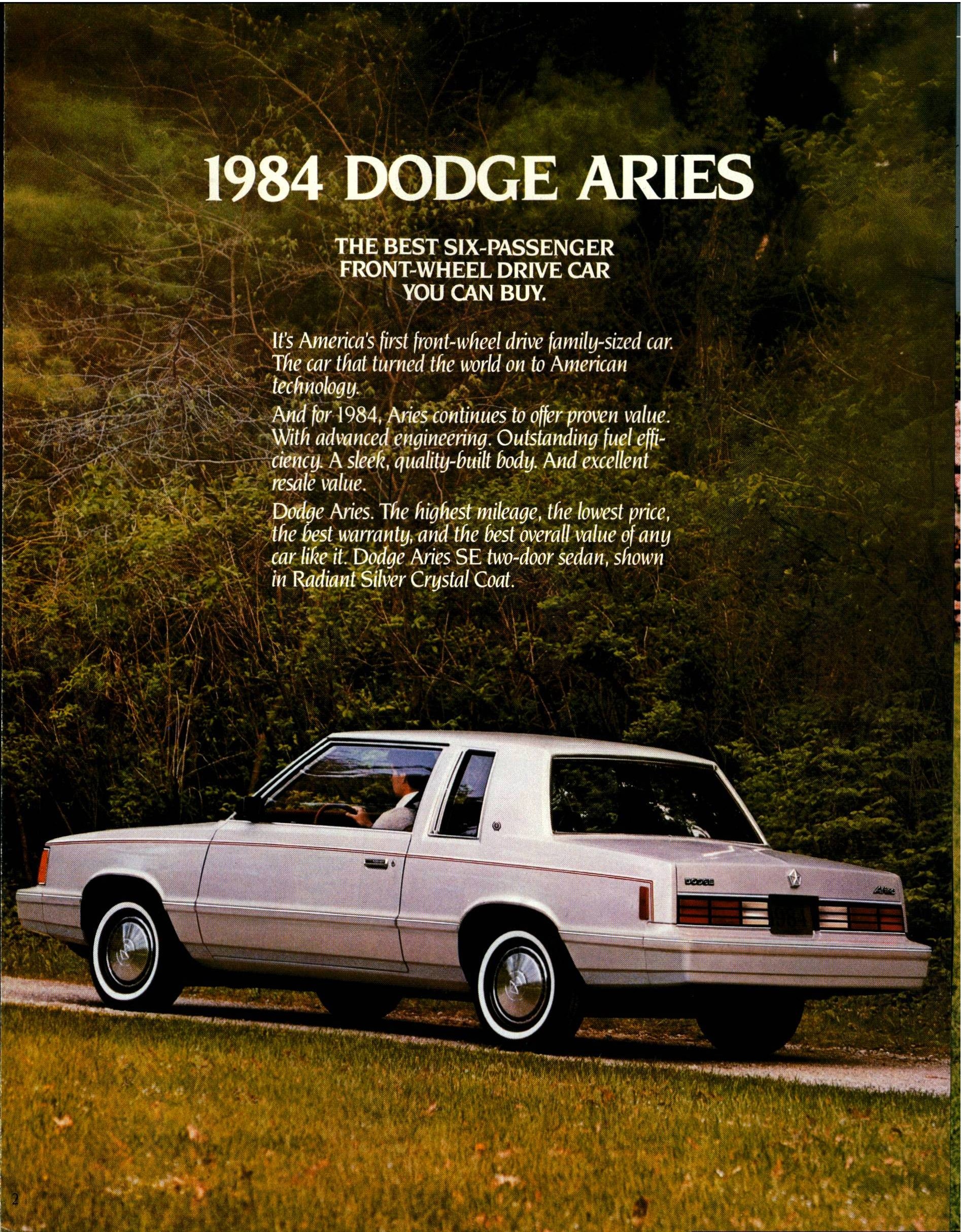 1984 Dodge Aries Brochure 02