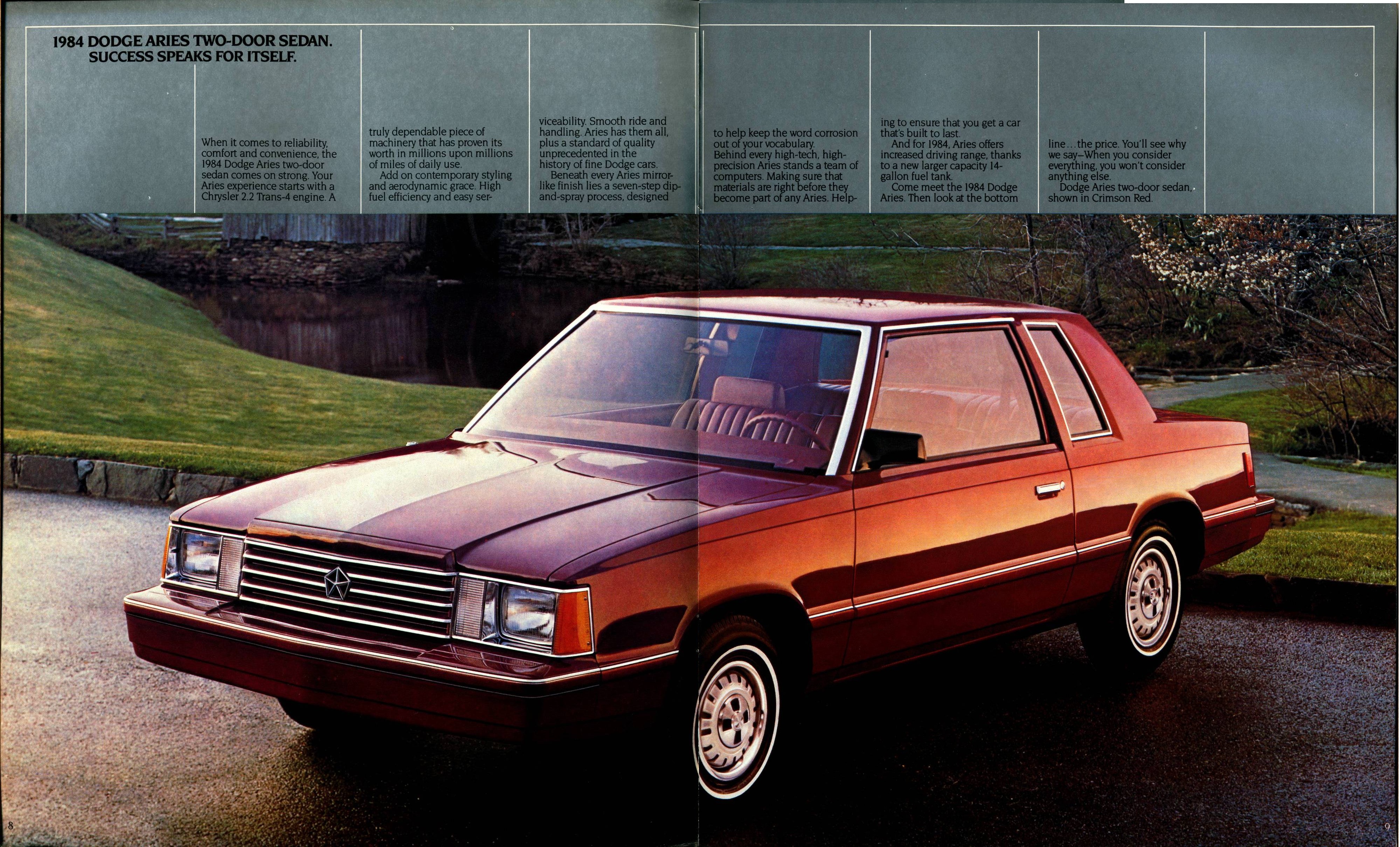 1984 Dodge Aries Brochure 08-09