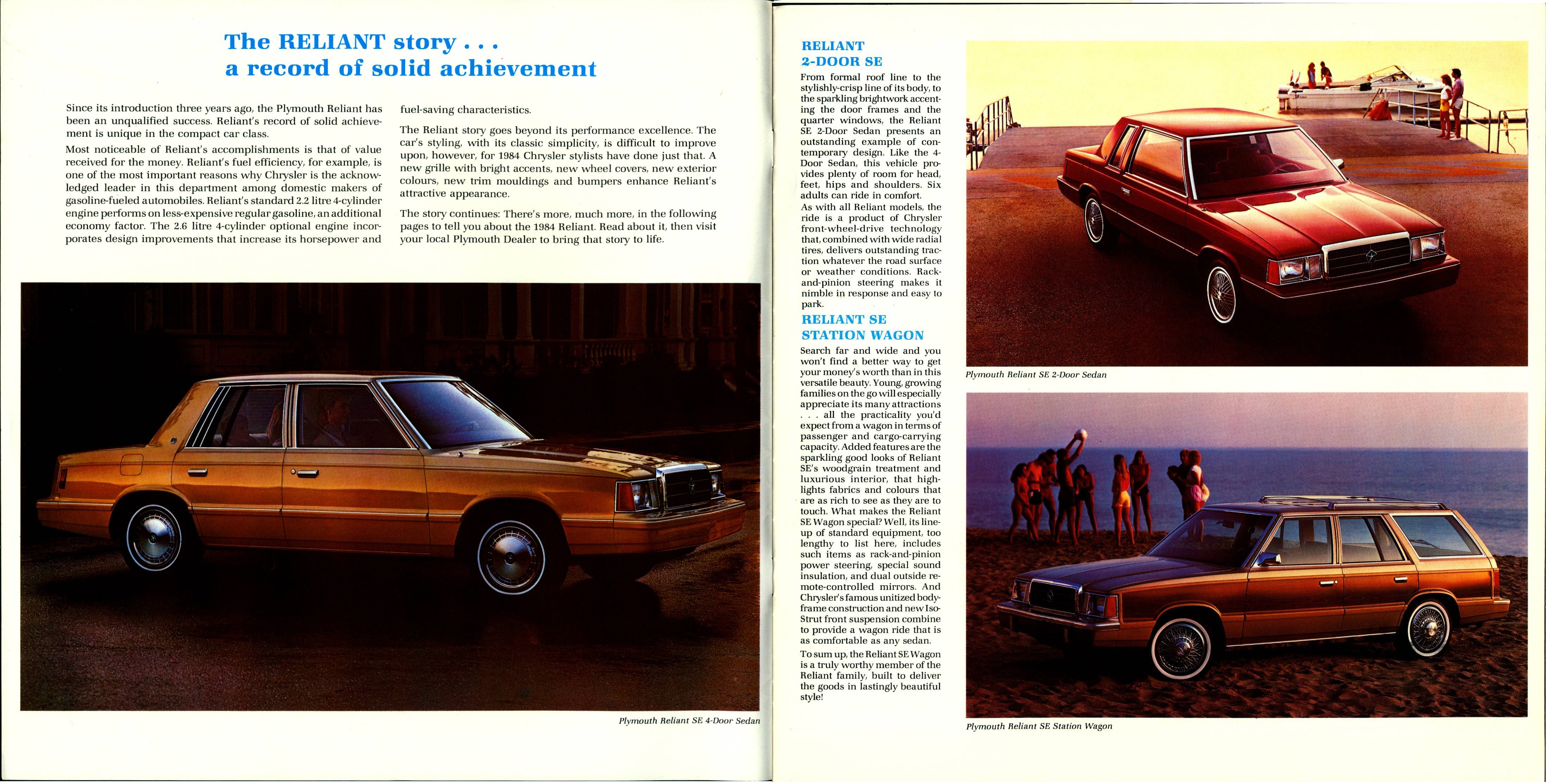 1984 Plymouth Reliant Brochure (Cdn) 02-03
