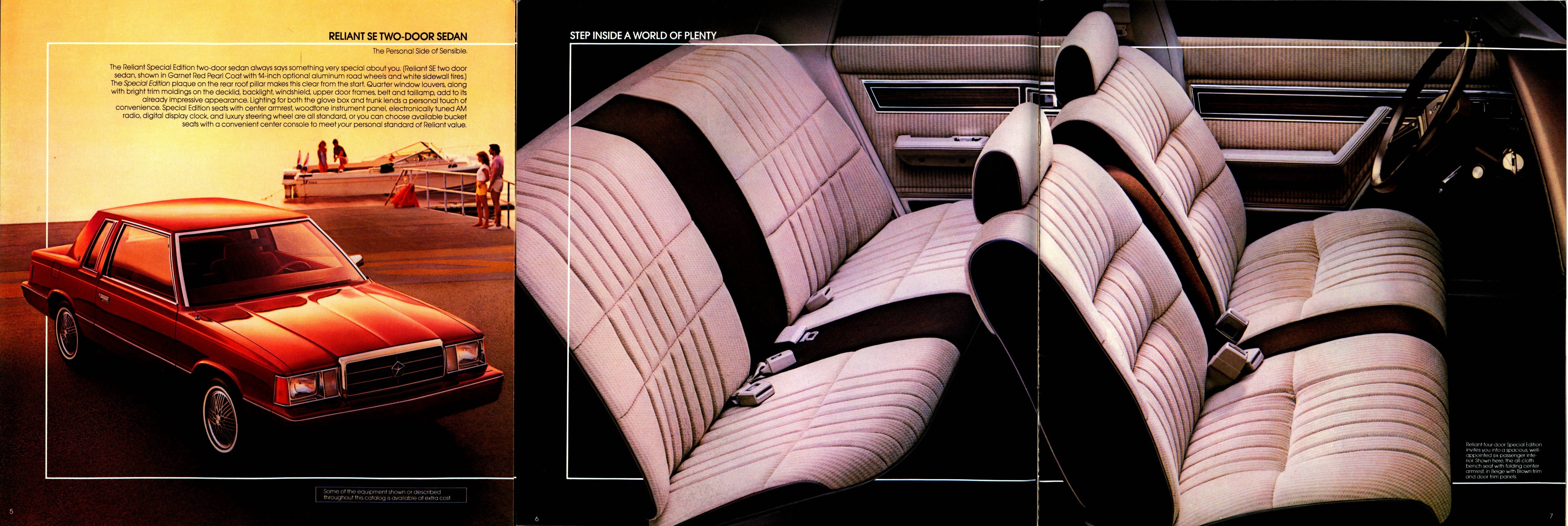 1984 Plymouth Reliant Brochure 05-06-07