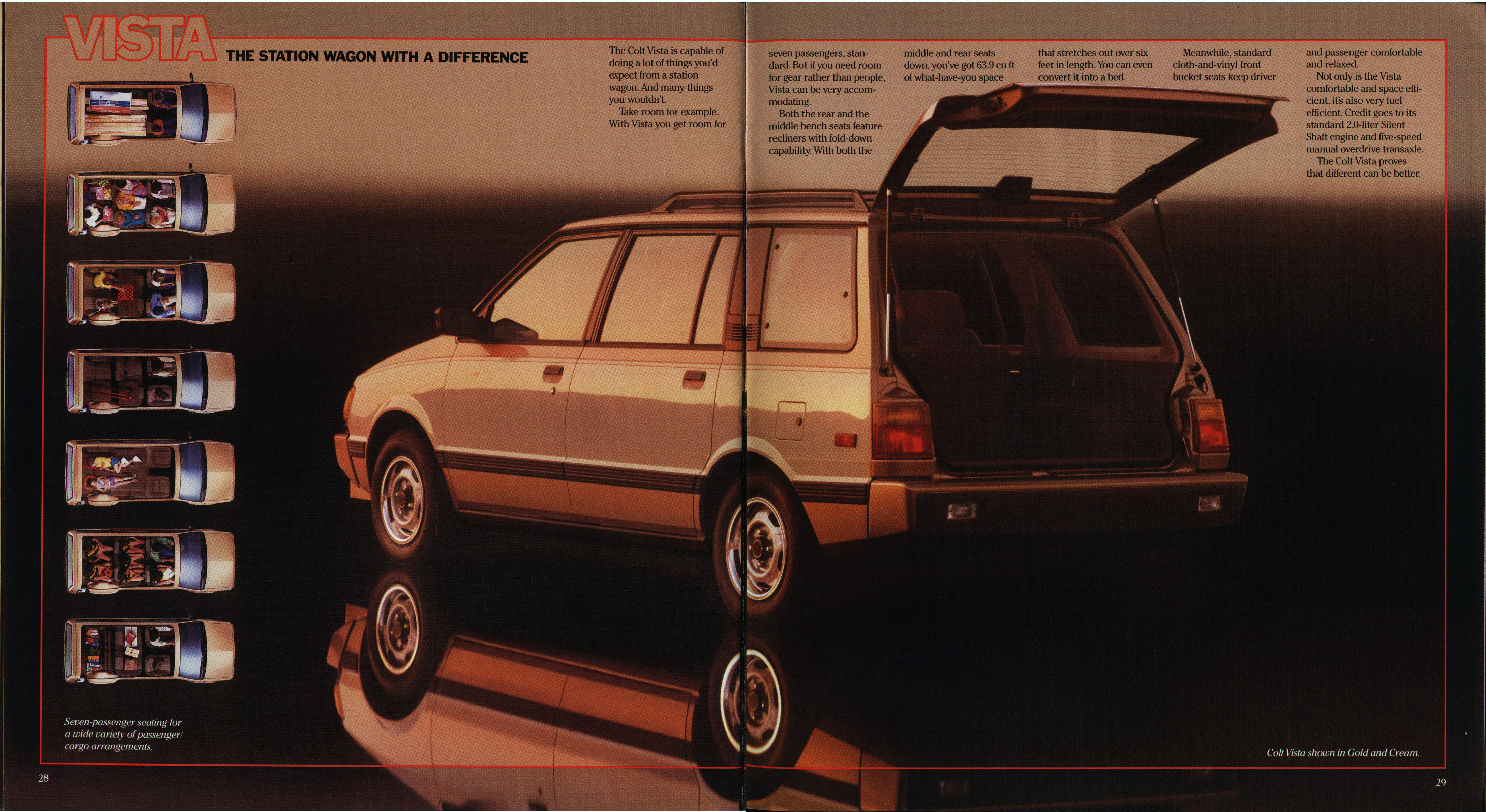 1986 Plymouth Imports Prestige Brochure 28-29