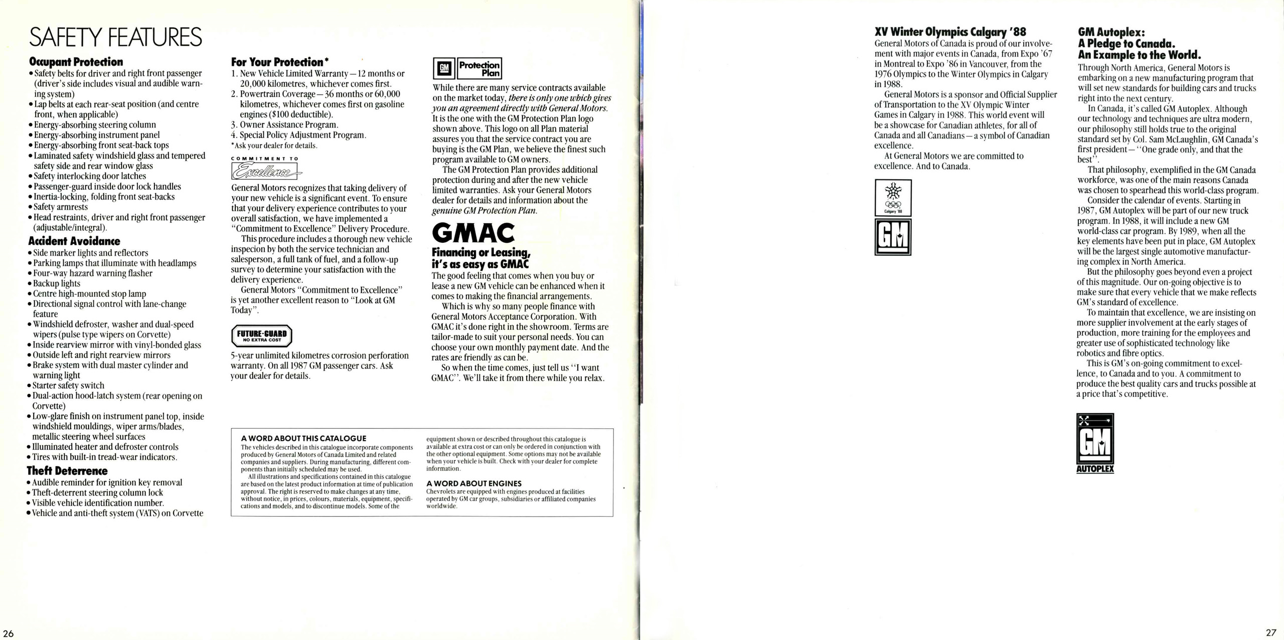 1987 Chevrolet Performance Cars brochure (Cdn) 26-27