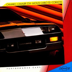 1987 Chevrolet Performance Cars - Canada 1987 Chevrolet Performance Cars - Canada