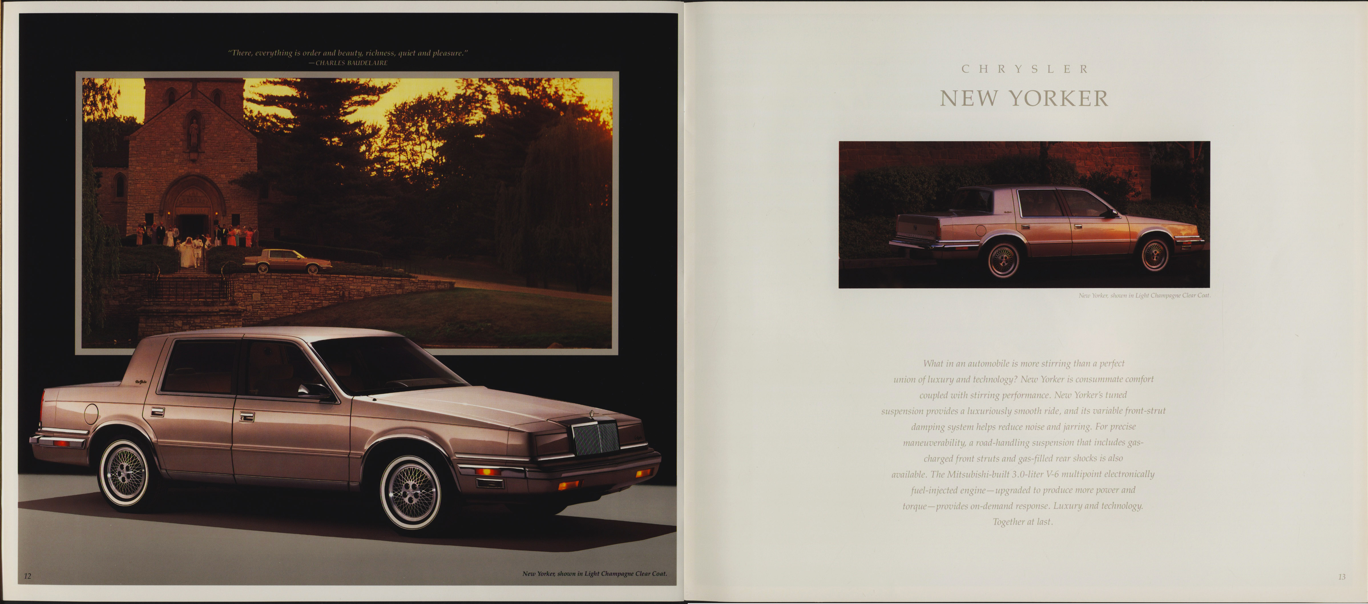 1989 Chrysler New Yorker Brochure 12-13