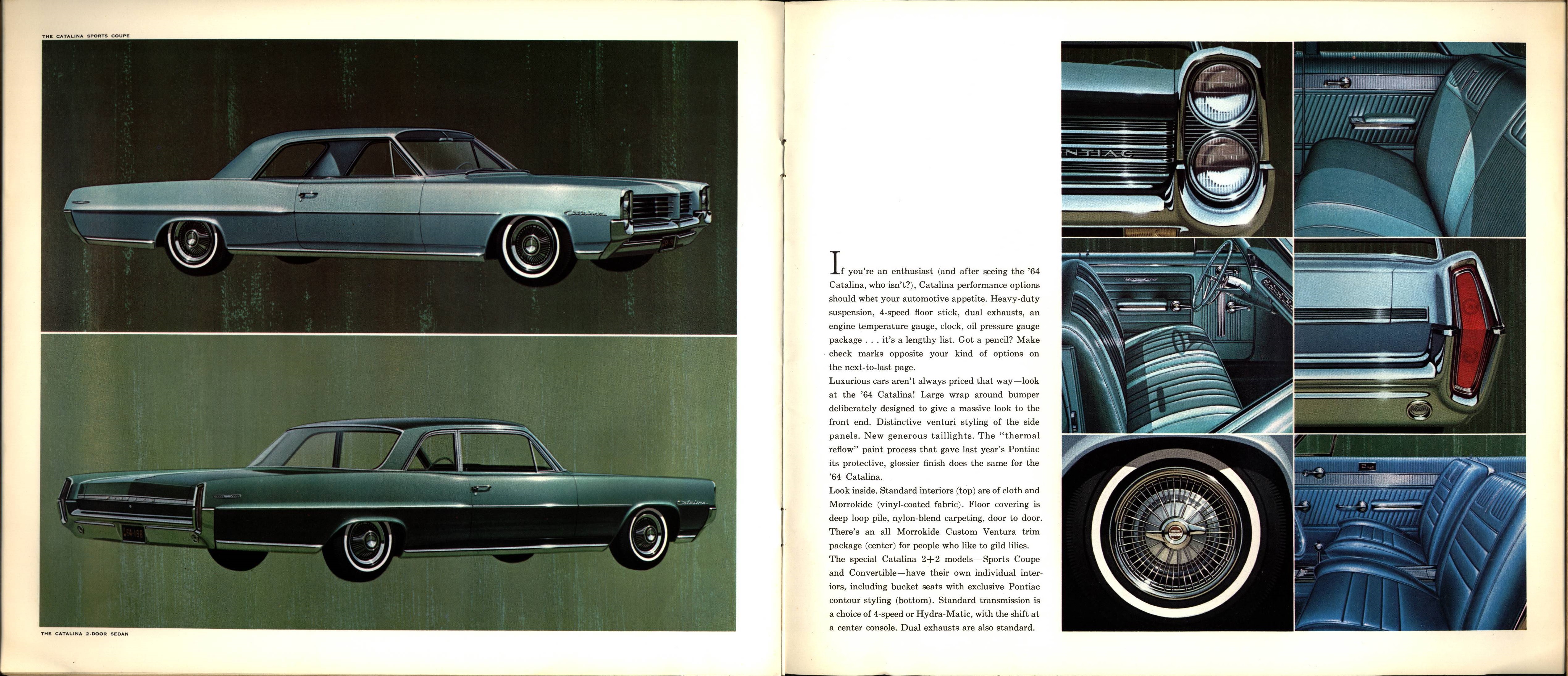 1964 Pontiac Full Size Prestige Brochure 14-15