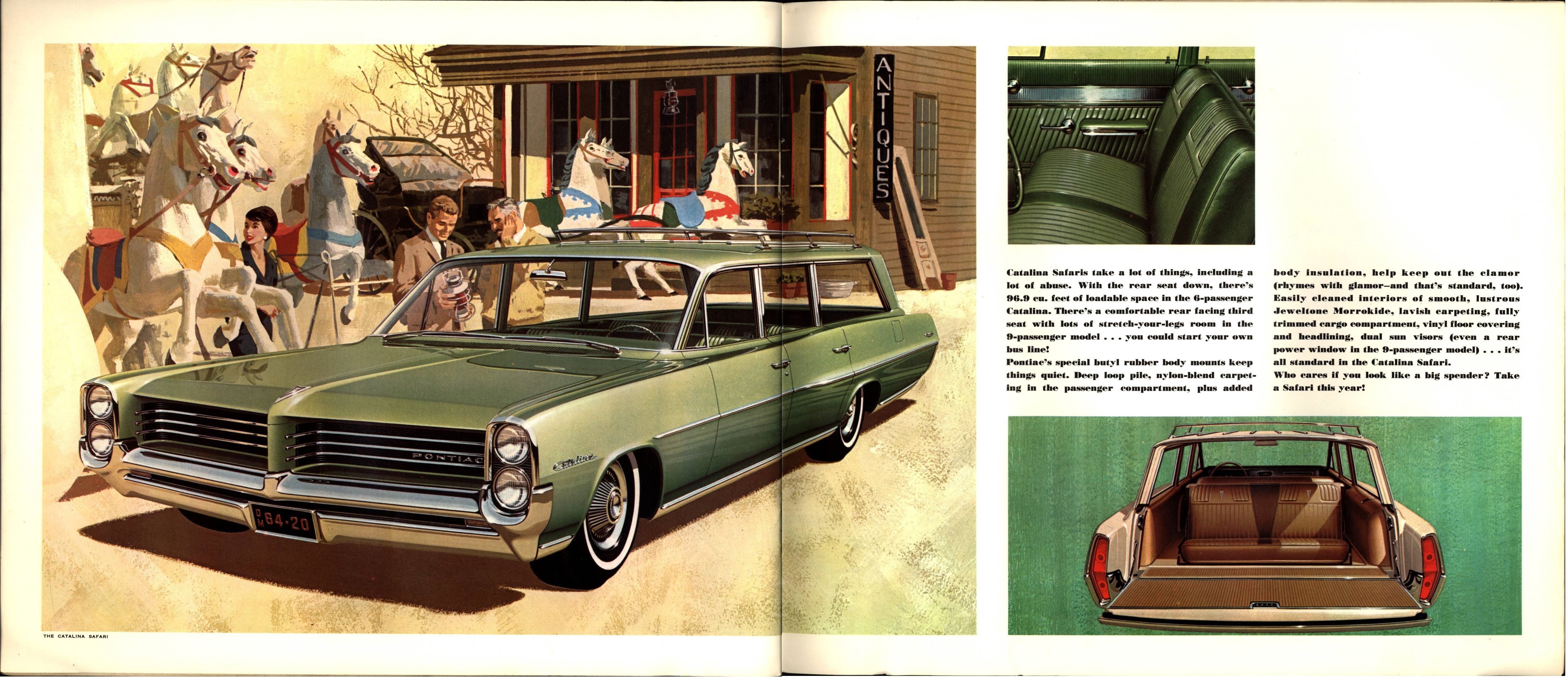 1964 Pontiac Full Size Prestige Brochure 18-19