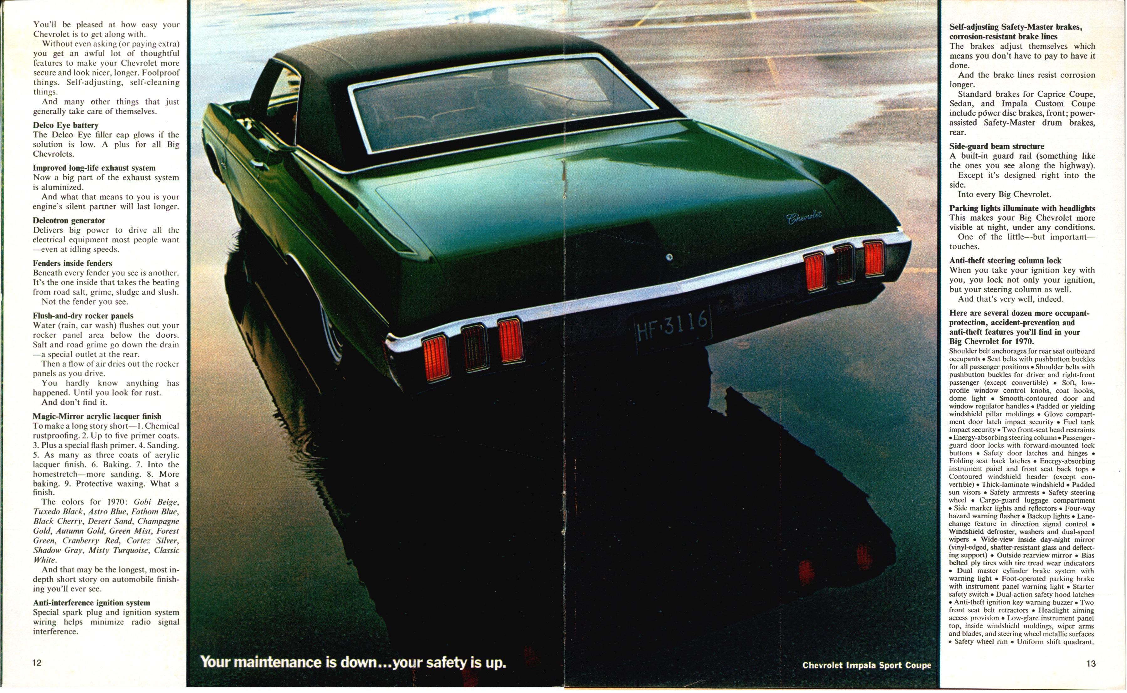 1970 Chevrolet Full Size Brochure (R-1) 12-13