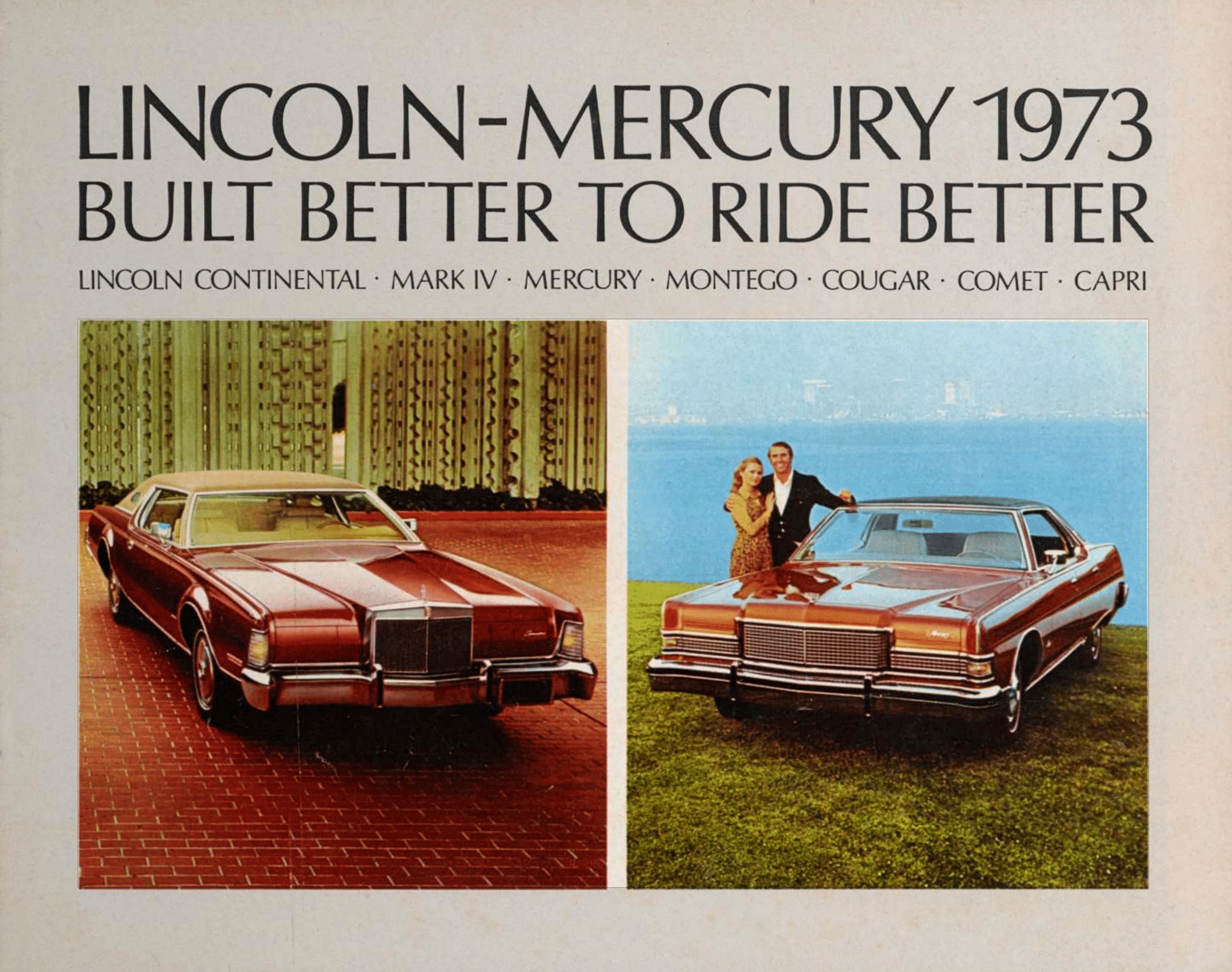 1973 Lincoln Mercury Full Line Brochure 01