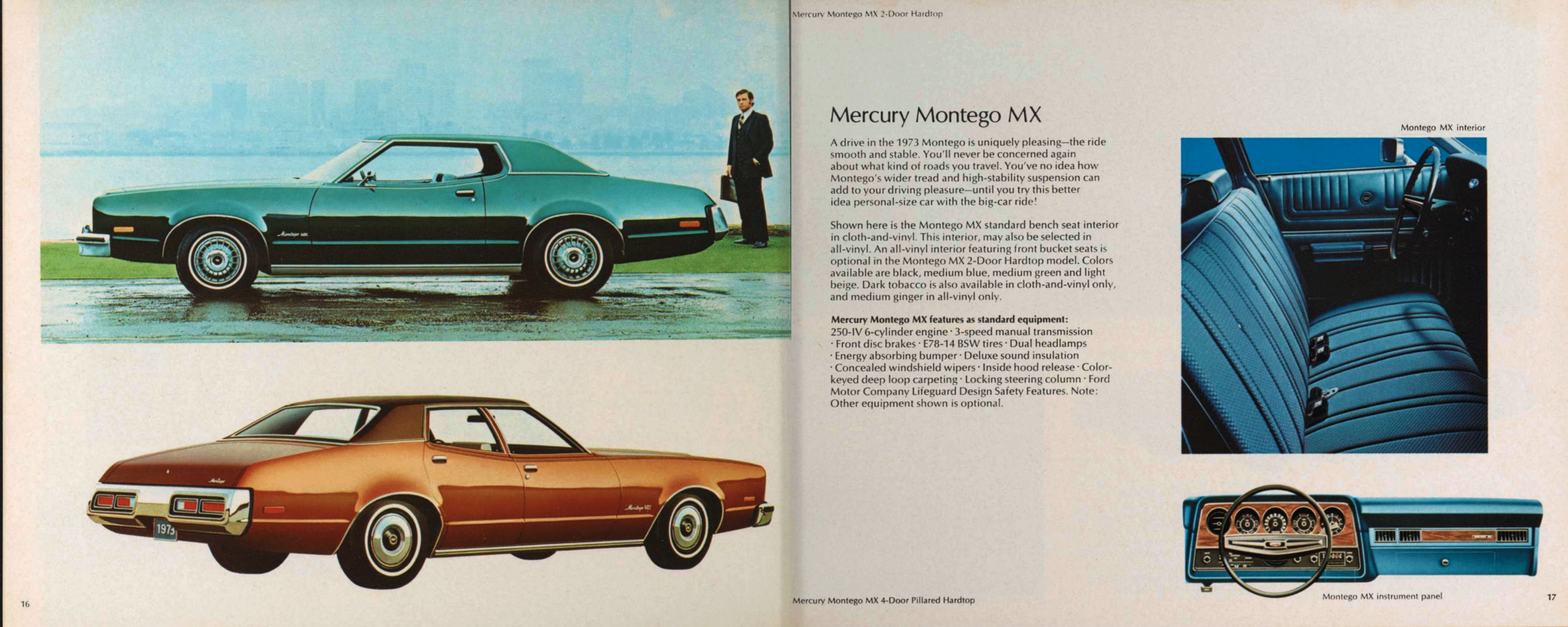 1973 Lincoln Mercury Full Line Brochure 16-17