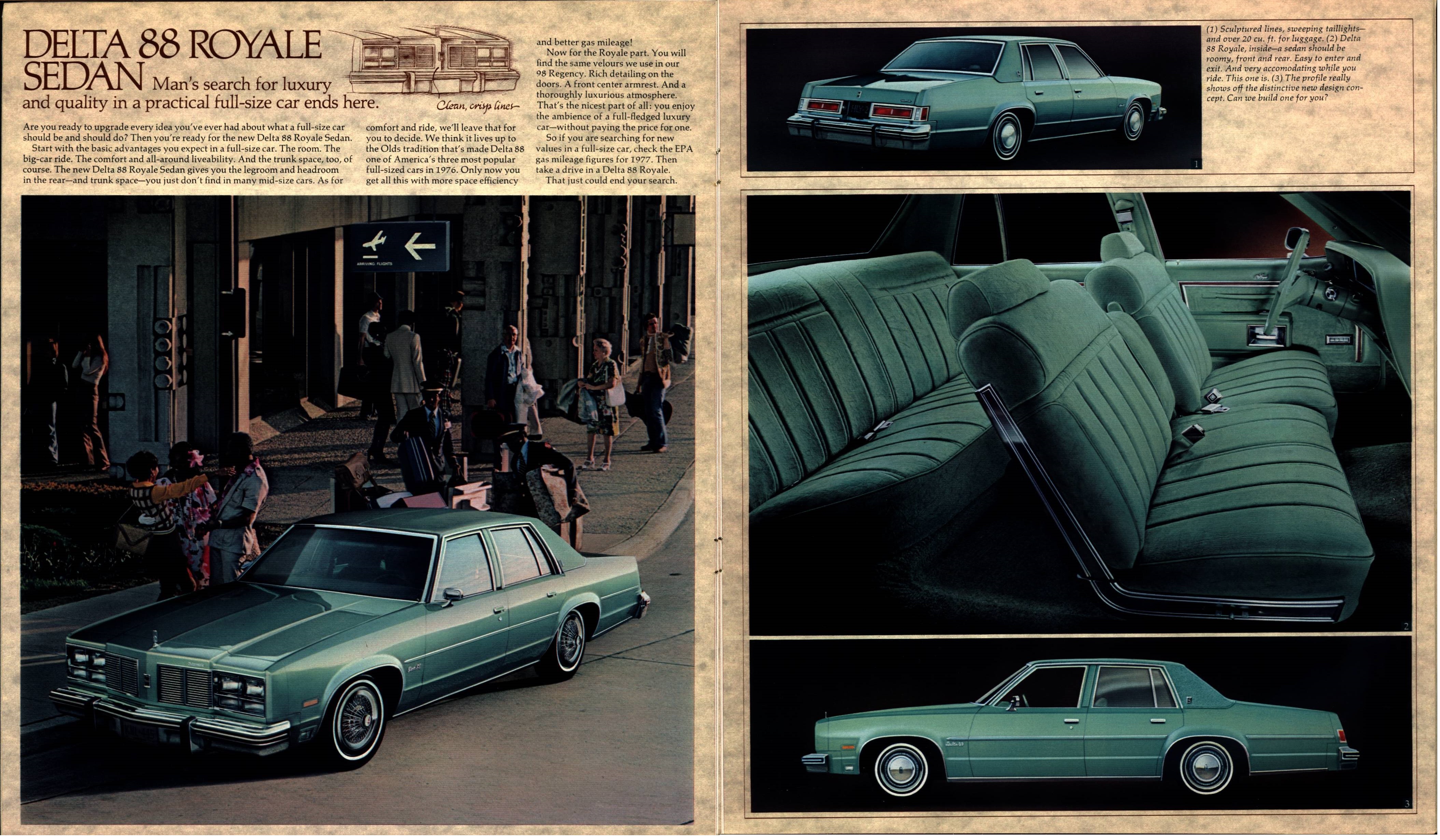 1977 Oldsmobile Full Size Brochure 14-15