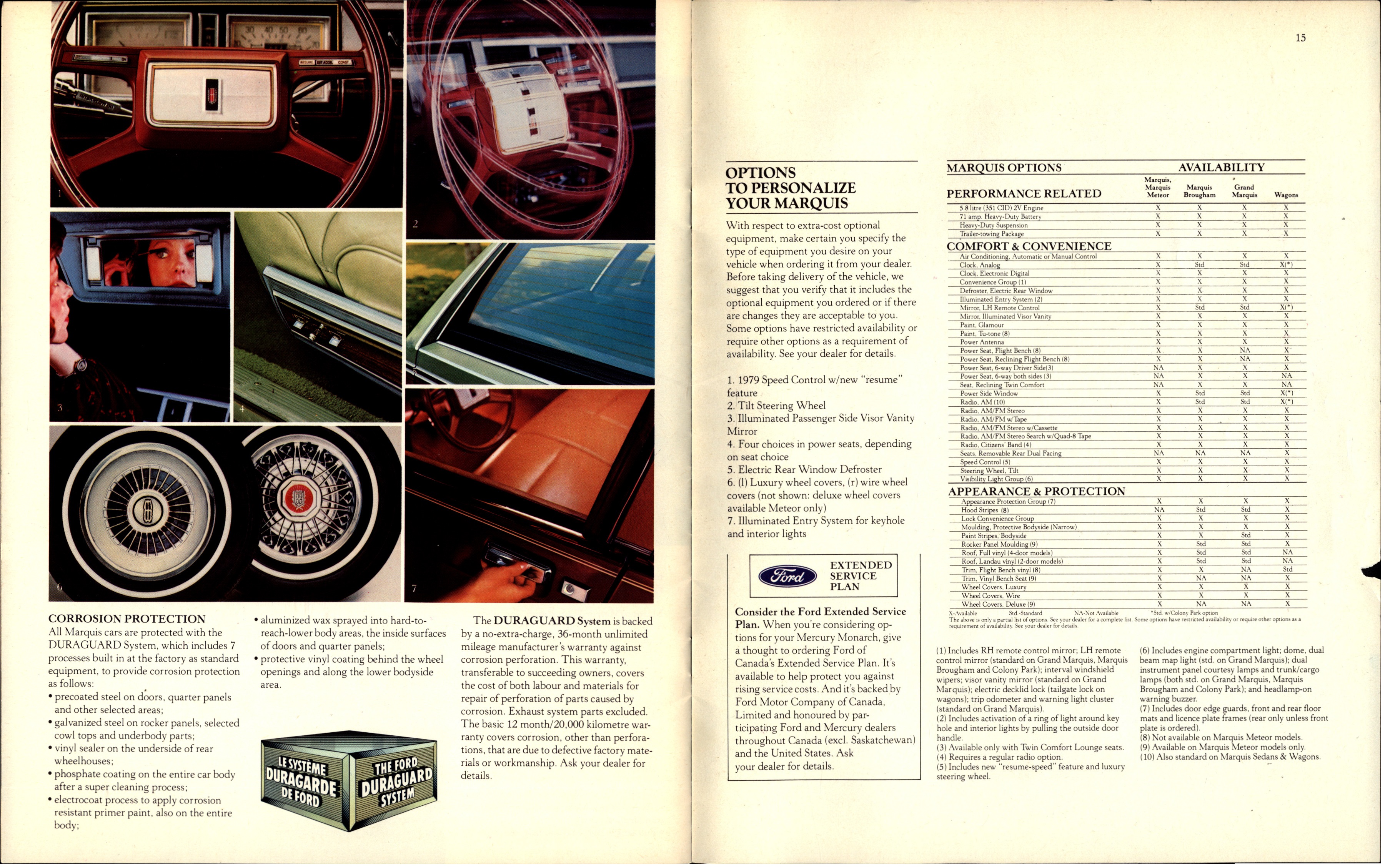 1979 Mercury Marquis Brochure (Cdn) 14-15