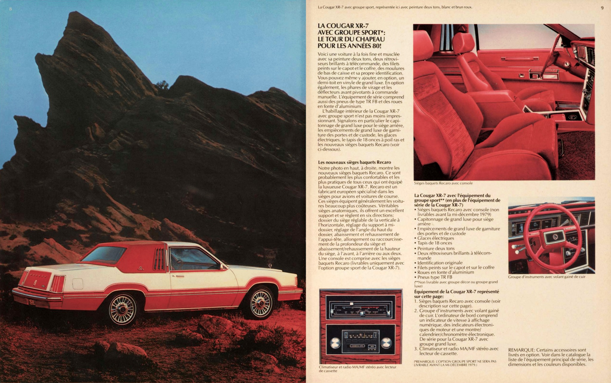 1980 Mercury Cougar XR-7 Brochure (Cdn-Fr) 08-09