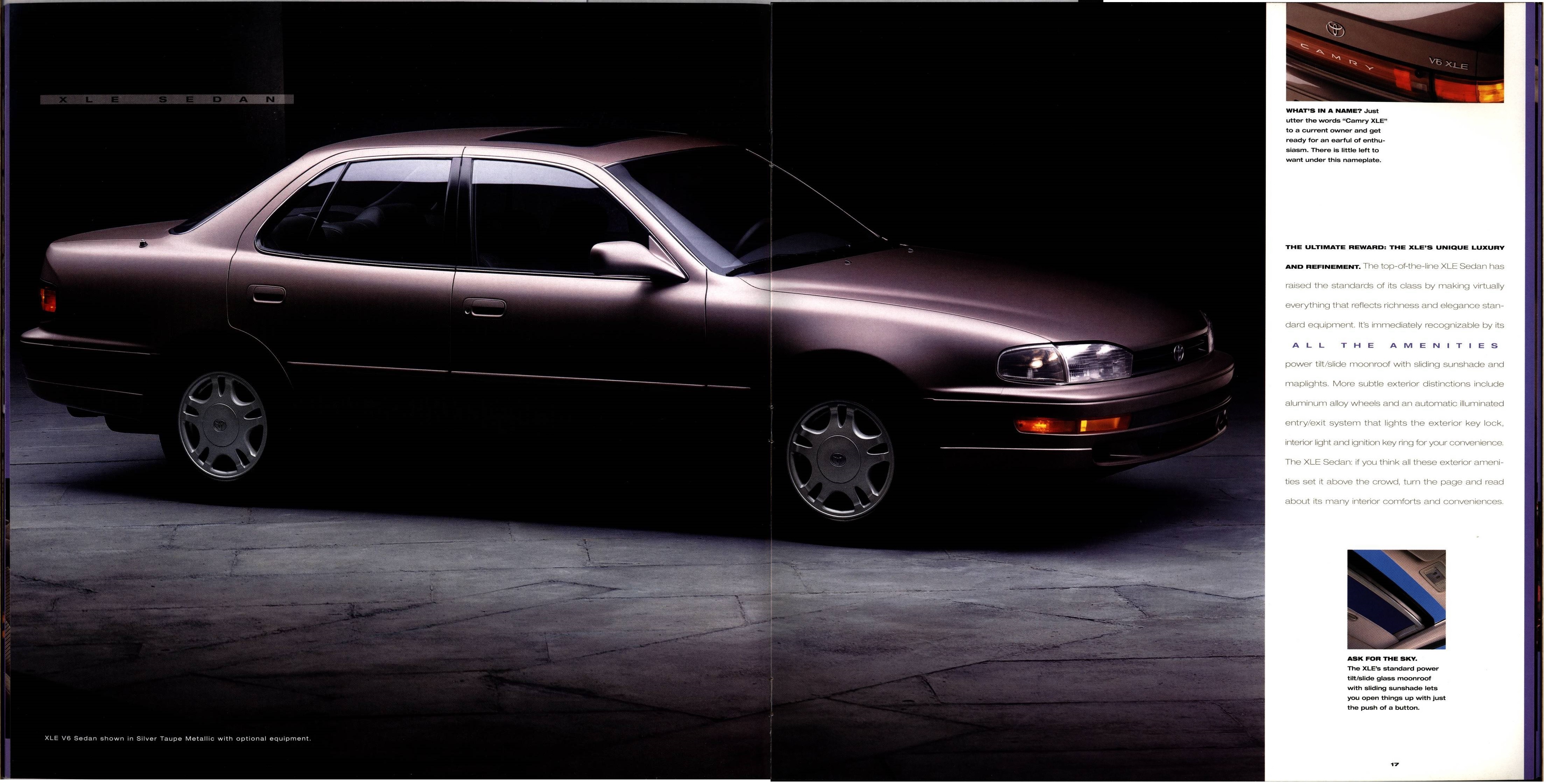 1994 Toyota Camry Brochure 16-17