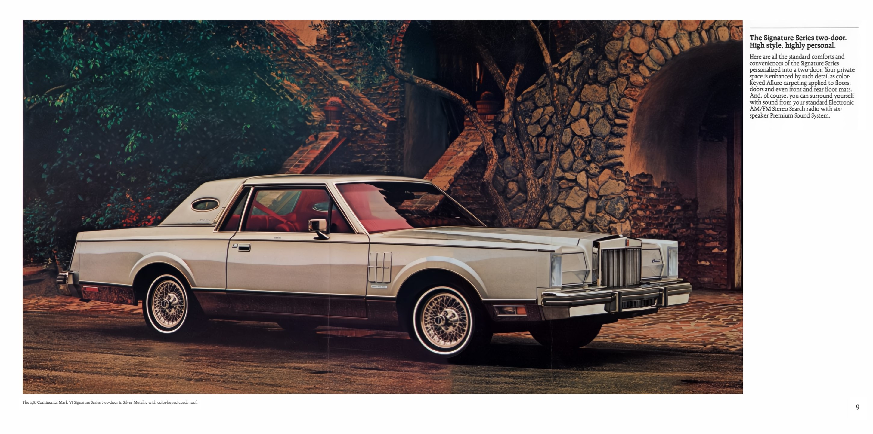 1981 Lincoln Continental Mark VI Brochure (Rev) 08-09