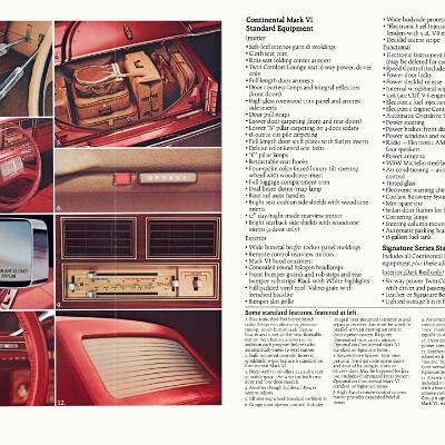 1981 Lincoln Continental Mark VI Brochure (Rev) 22-23