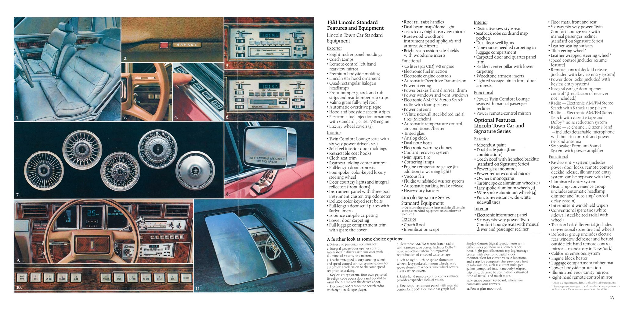 1981 Lincoln Town Car-Town Coupe Brochure (Rev) 12-13