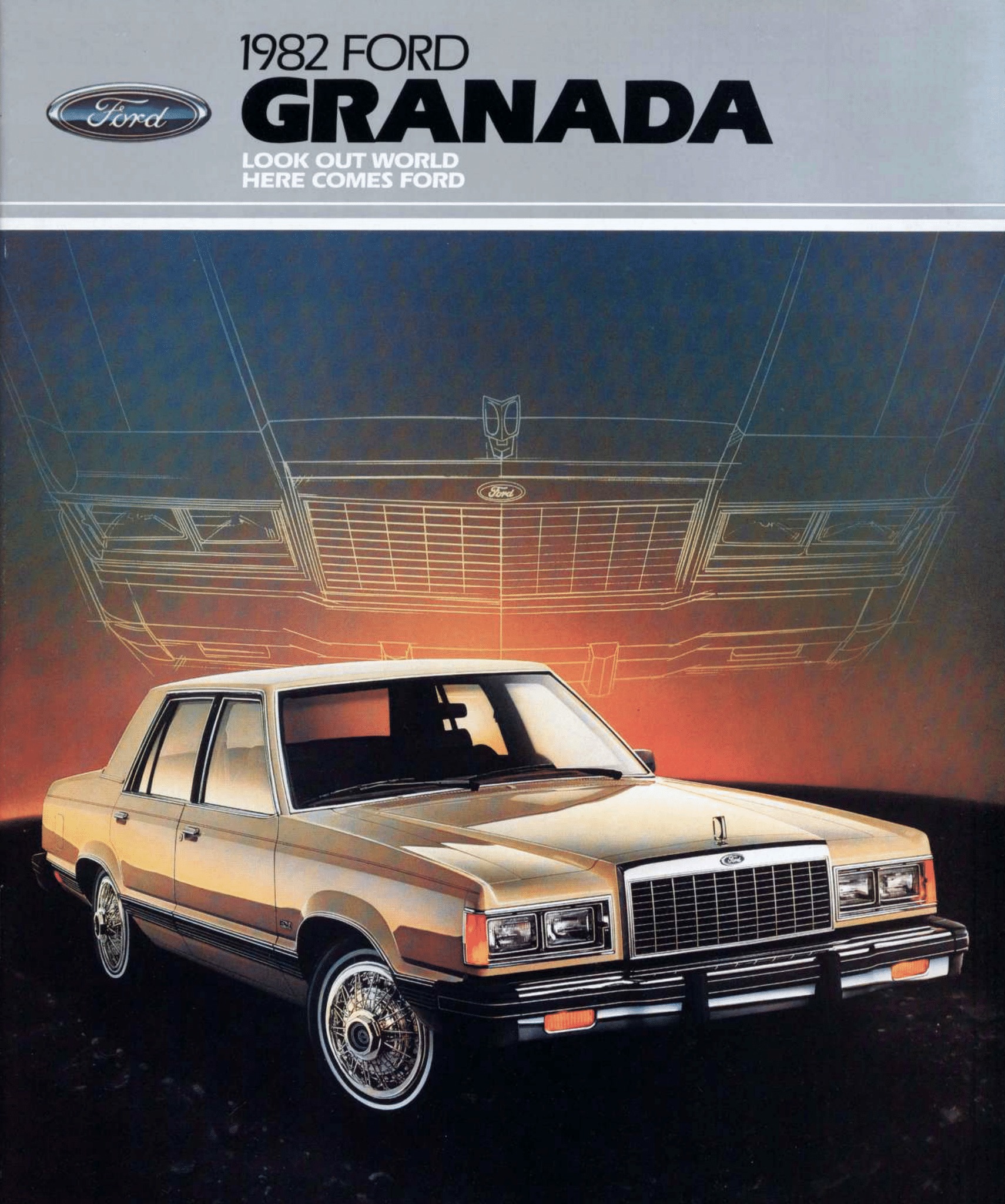 1982 Ford Granada USA Brochure 01