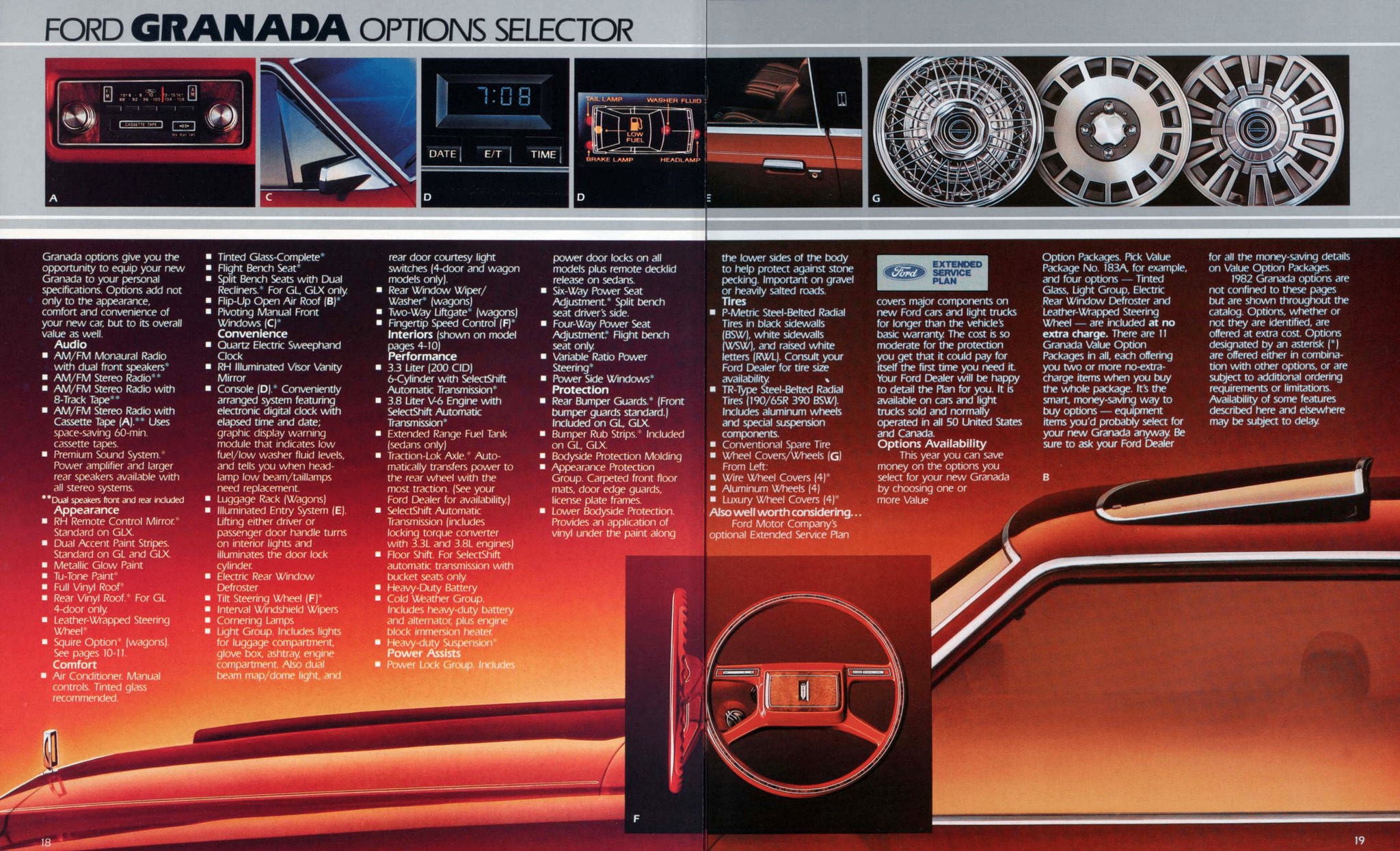 1982 Ford Granada USA Brochure 18-19