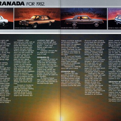 1982 Ford Granada USA Brochure 12-13