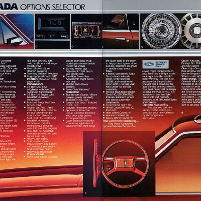 1982 Ford Granada USA Brochure 18-19