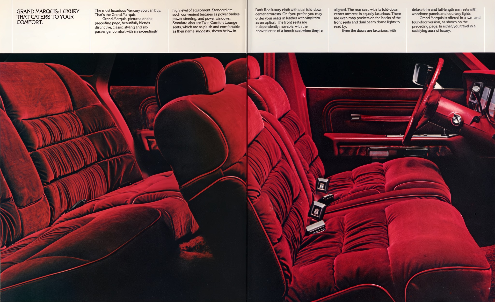 1982 Mercury Marquis Brochure 04-05