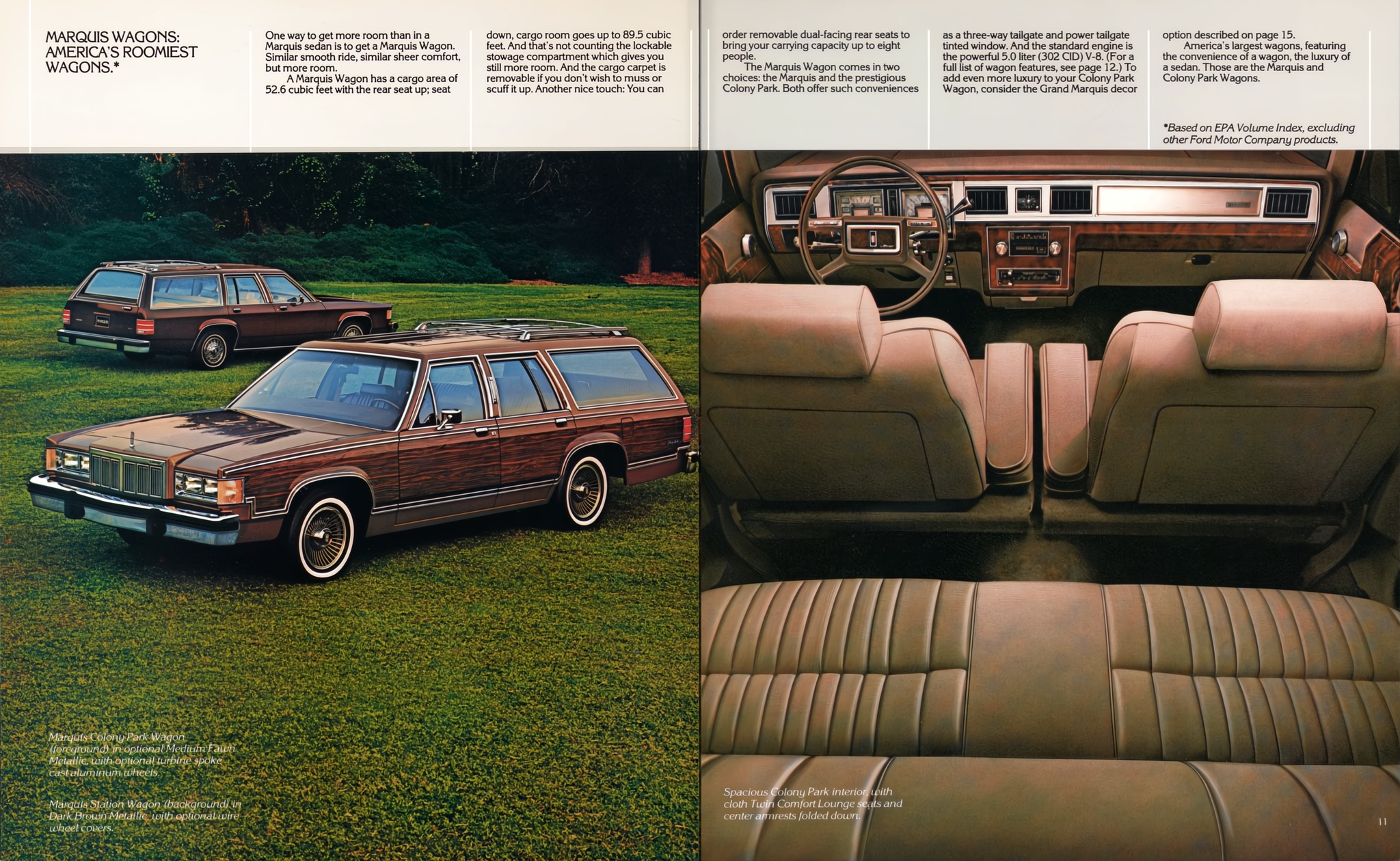 1982 Mercury Marquis Brochure 10-11