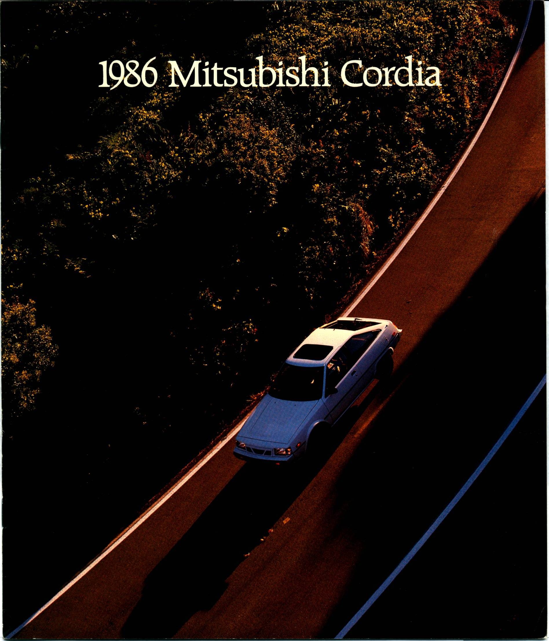1986 Mitsubishi Cordia Brochure 01