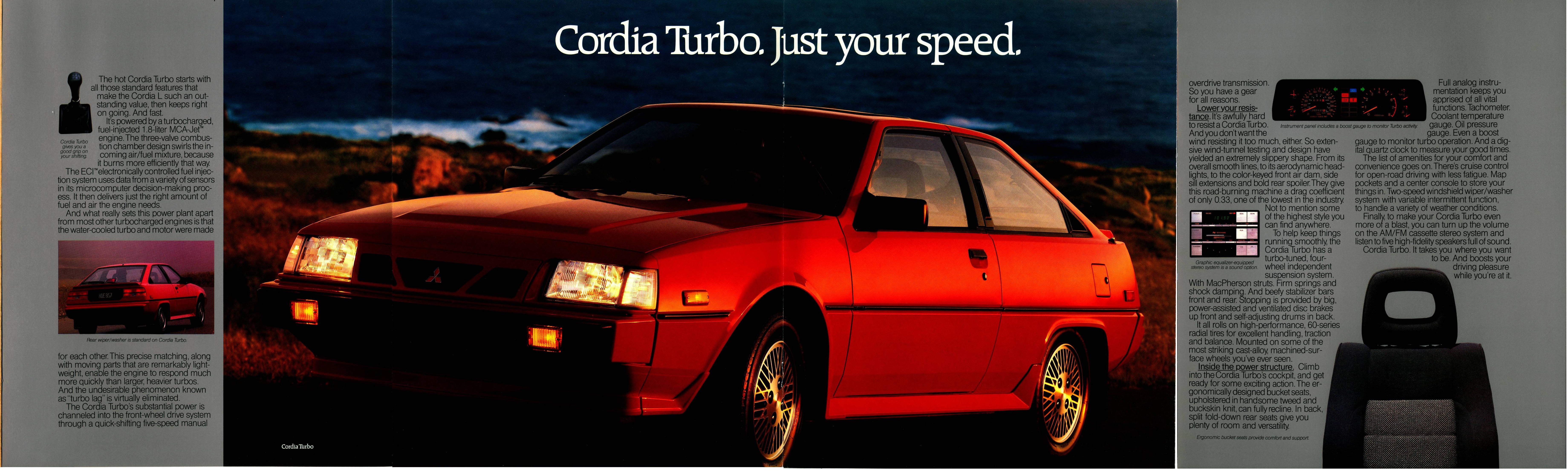 1986 Mitsubishi Cordia Brochure 06-07-08-09