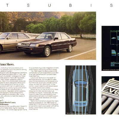 1988 Mitsubishi Galant Sigma Brochure 02-03