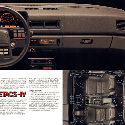 1988 Mitsubishi Galant Sigma Brochure 08-09